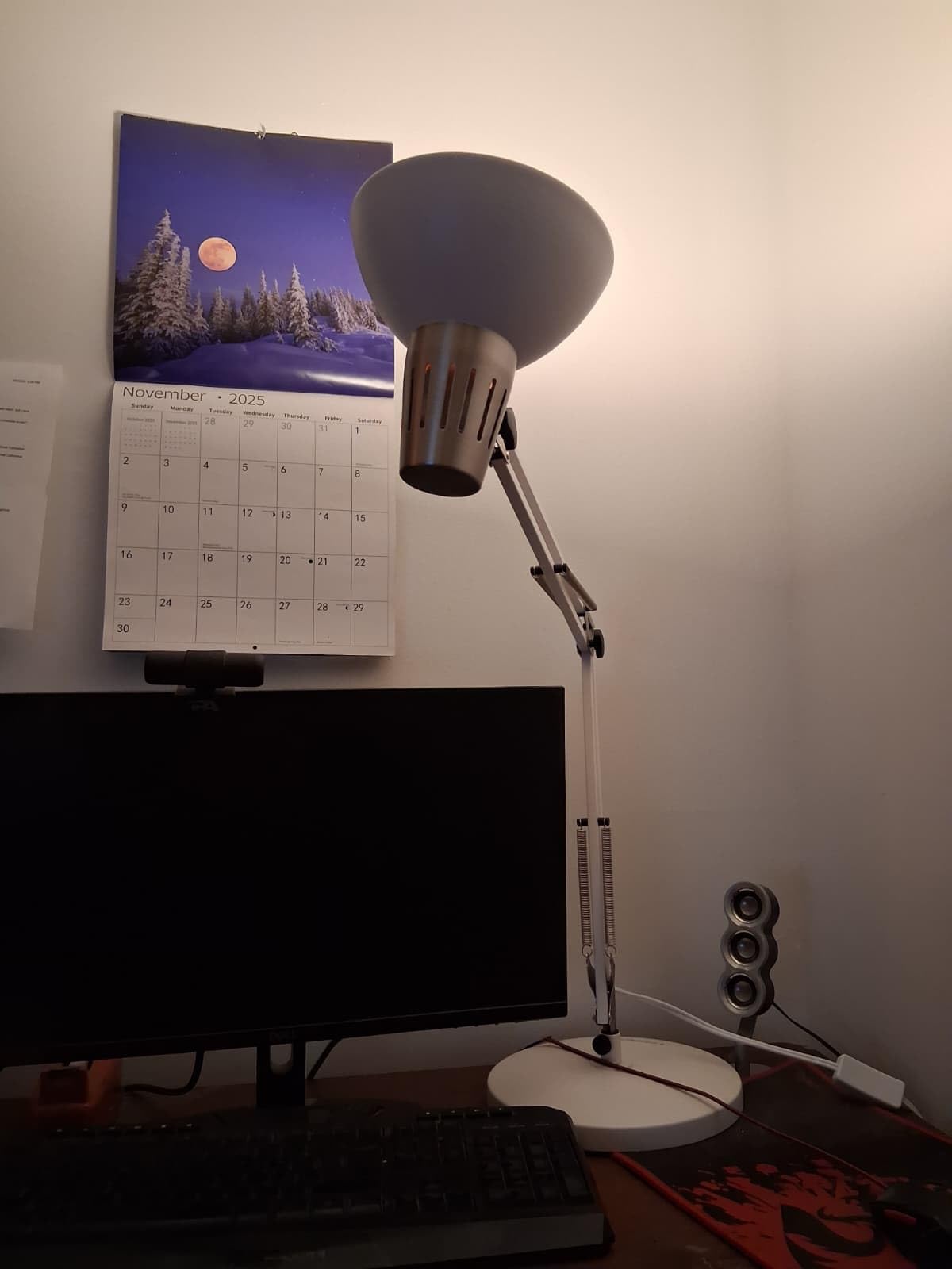 LEPOWER Metal Desk Lamp, Adjustable Goose Neck Architect Table Lamp with Clamp customer photo 2