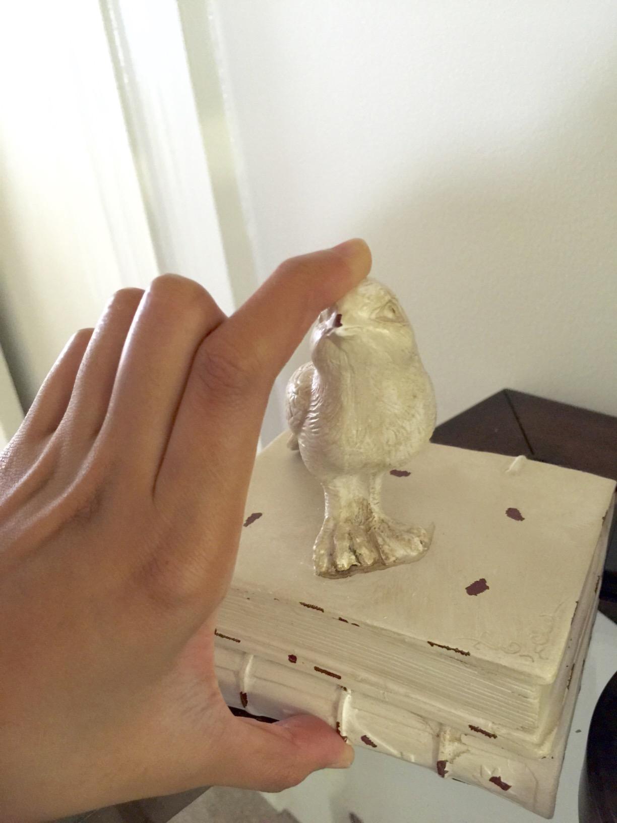 MyGift Gold Bird Bookends Decorative for Heavy Books, Brass Book Ends for Shelves, Vintage Resin Bookends, 1 Pair customer photo 1