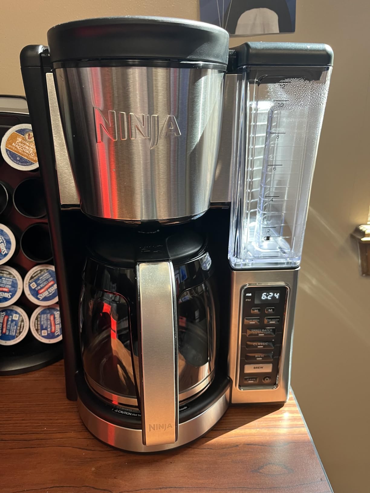 Ninja 12-Cup Programmable Coffee Brewer, 2 Brew Styles, Adjustable Warm Plate, 60oz Water Reservoir, Delay Brew - Black/Stainless Steel customer photo 1