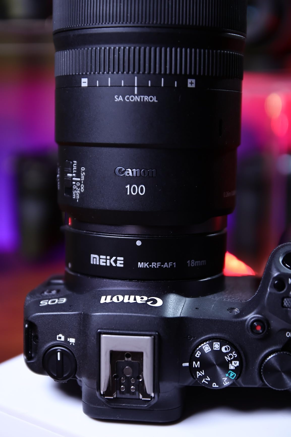 Meike MK-RF-AF1 13mm + 18mm Metal AF Full Frame Macro Extension Tube Adapter Ring Kit for EOS-R Series Cameras RF Mount Cameras EOS-R EOS-RP customer photo 1
