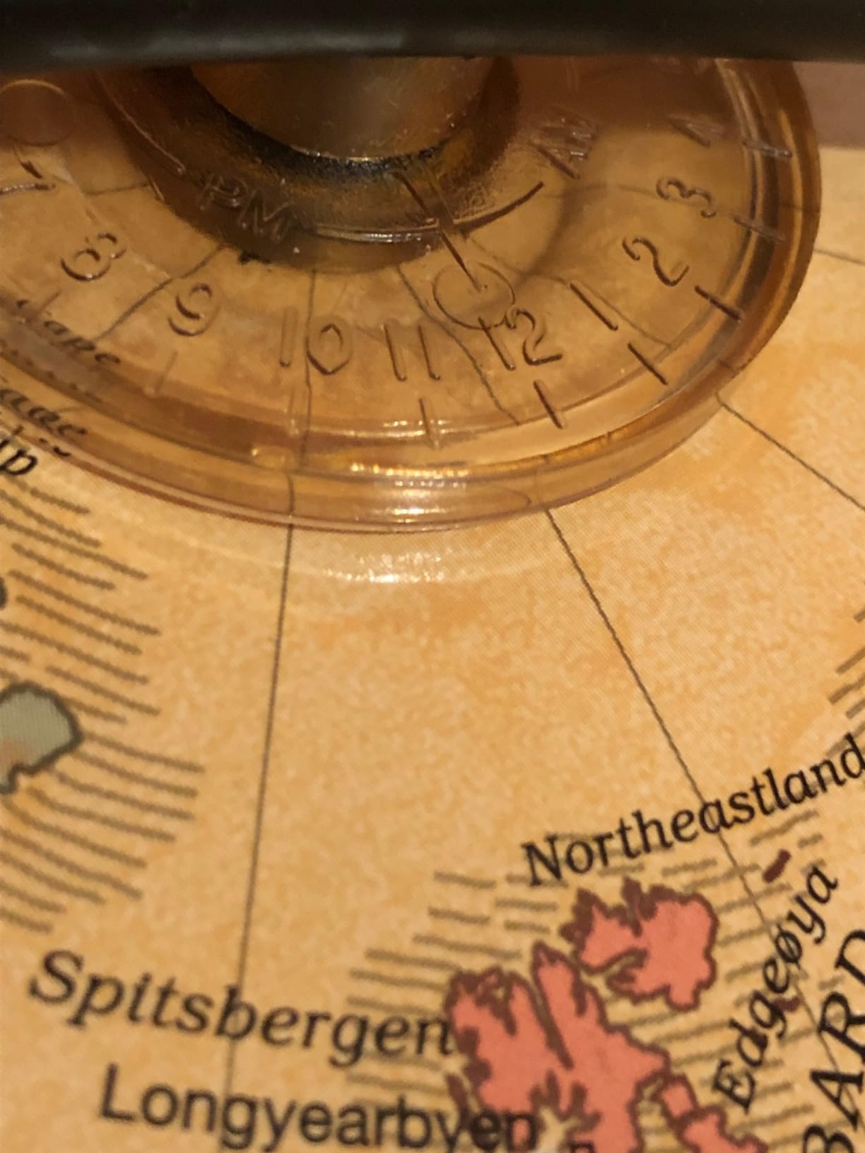 Replogle Eureka 16 inch Desktop Globe with Antique Raised Relief Map and Full Swing Gyromatic Assembly customer photo 2