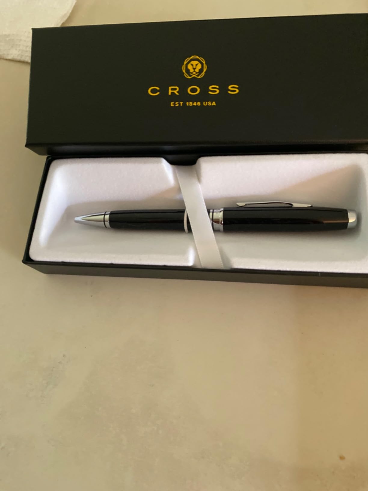 Cross Coventry Pen Ballpoint - Black/Chrome Lacquer customer photo 2