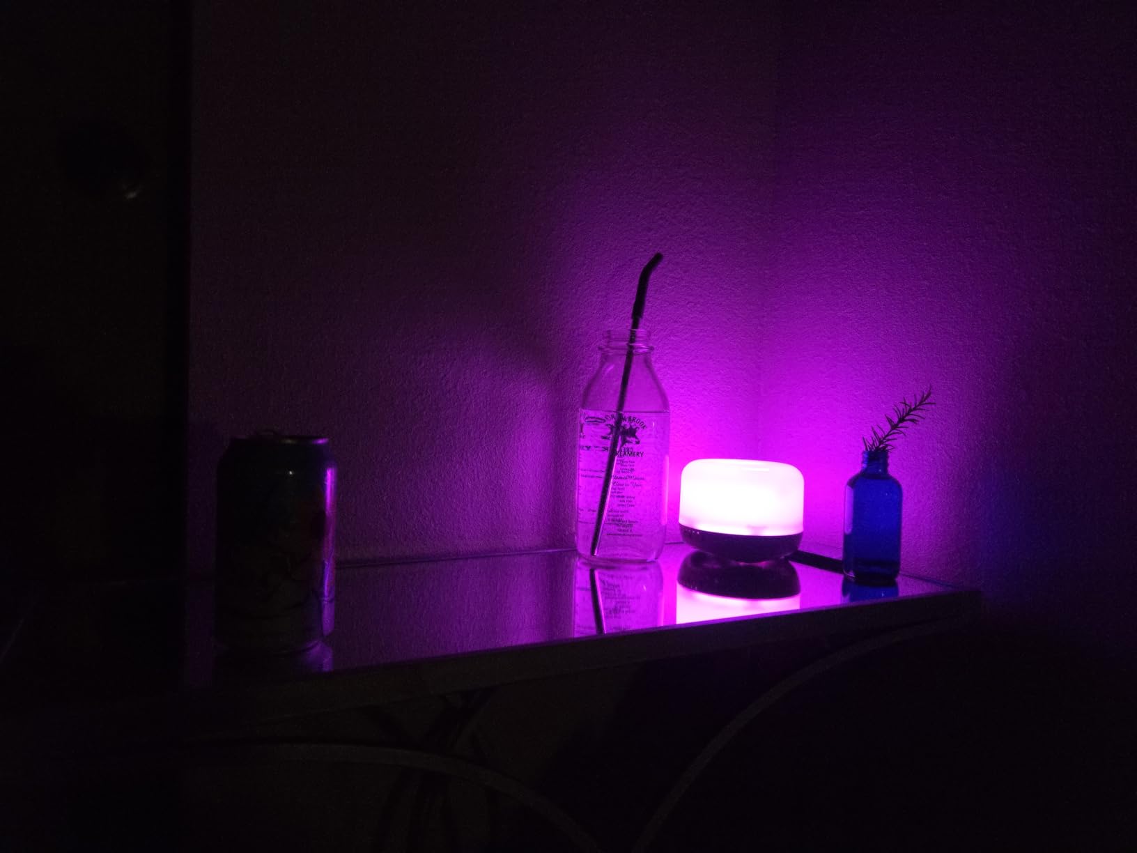 Homeweeks 300ml Essential Oil Diffuser, Quiet Aromatherapy Mist Diffusers for Essential Oils, Wood Grain, Ultrasonic, Remote Control, Timer, 7 Colors Light for Bedroom (300ml) customer photo 1