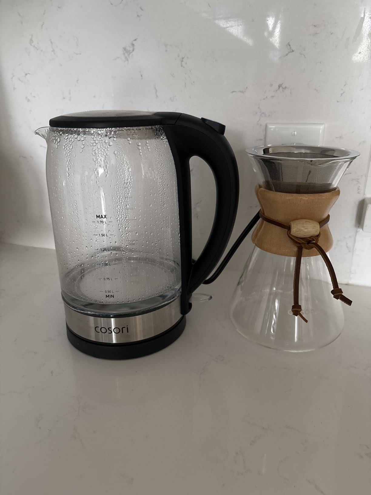 Cosori Pour Over Coffee Maker with Double Layer Stainless Steel Filter customer photo 1