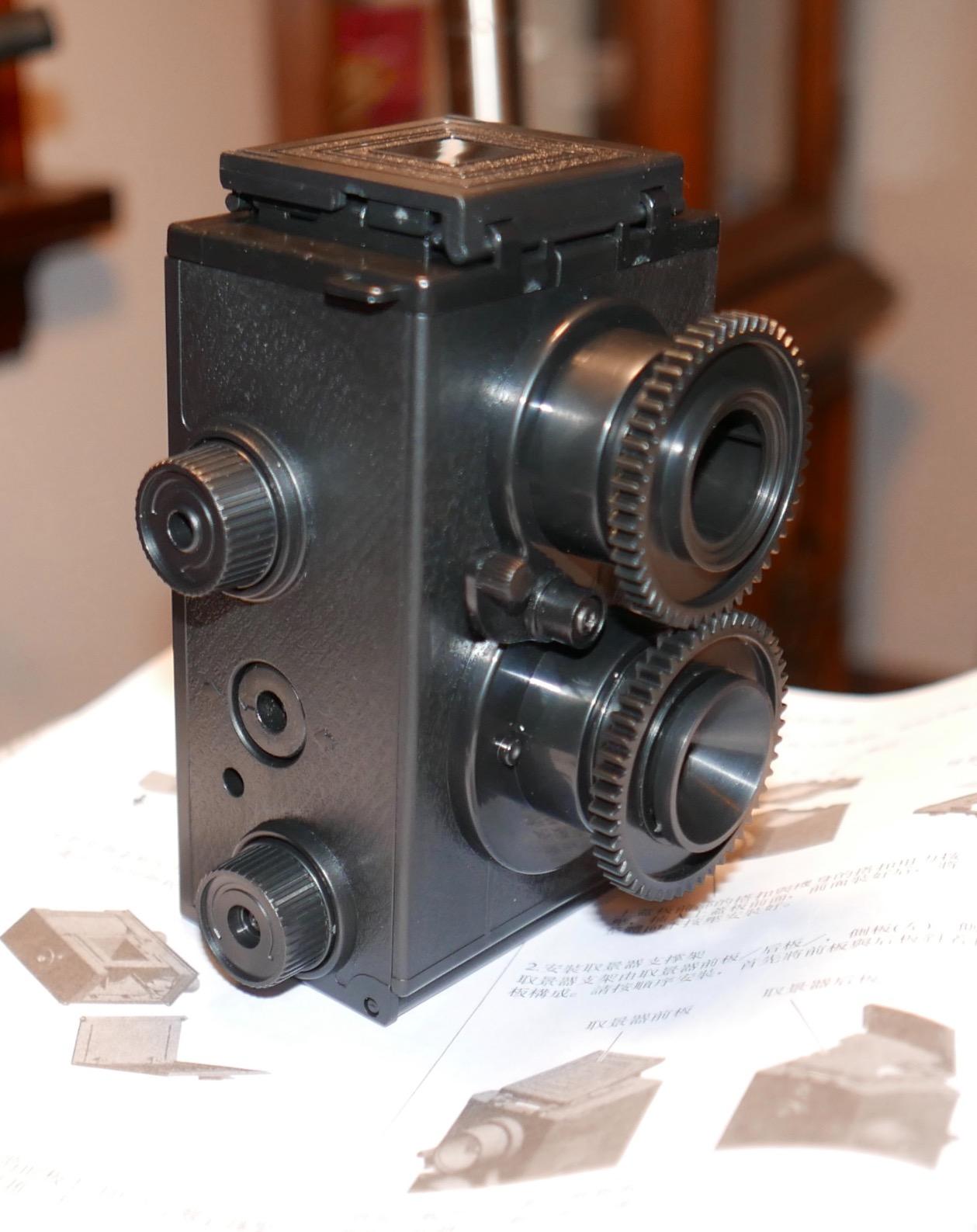 DEVMO Compatible with DIY Lightnes Classic Retro Holga Lomo Recesky TLR Camera 35mm Film Twin Lens Reflex Kit customer photo 1
