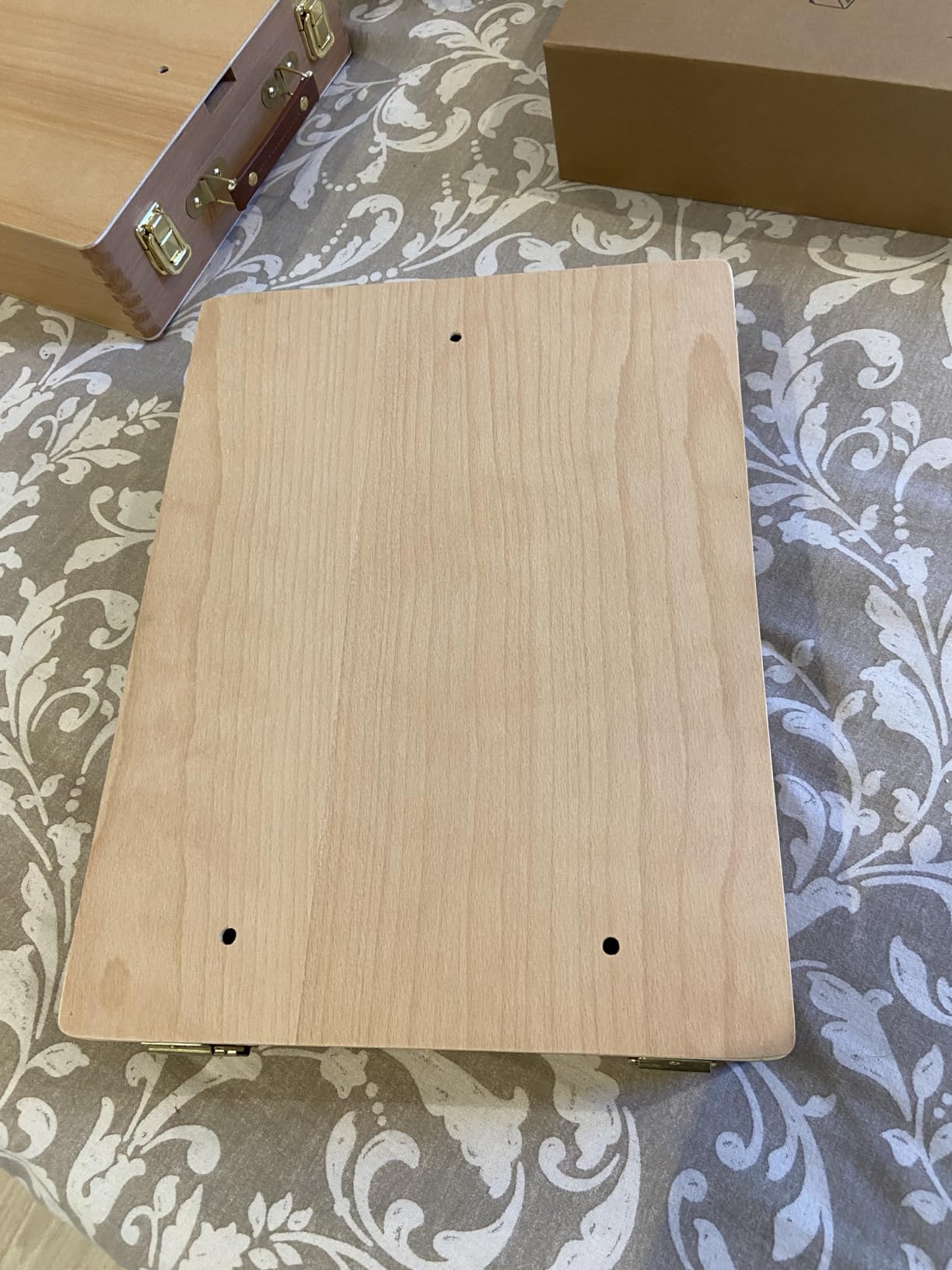 Tabletop Art Easel for Painting, Premium Wooden Sketchbox, Portable Desktop Painting Easel for Student Artist Beginner customer photo 1