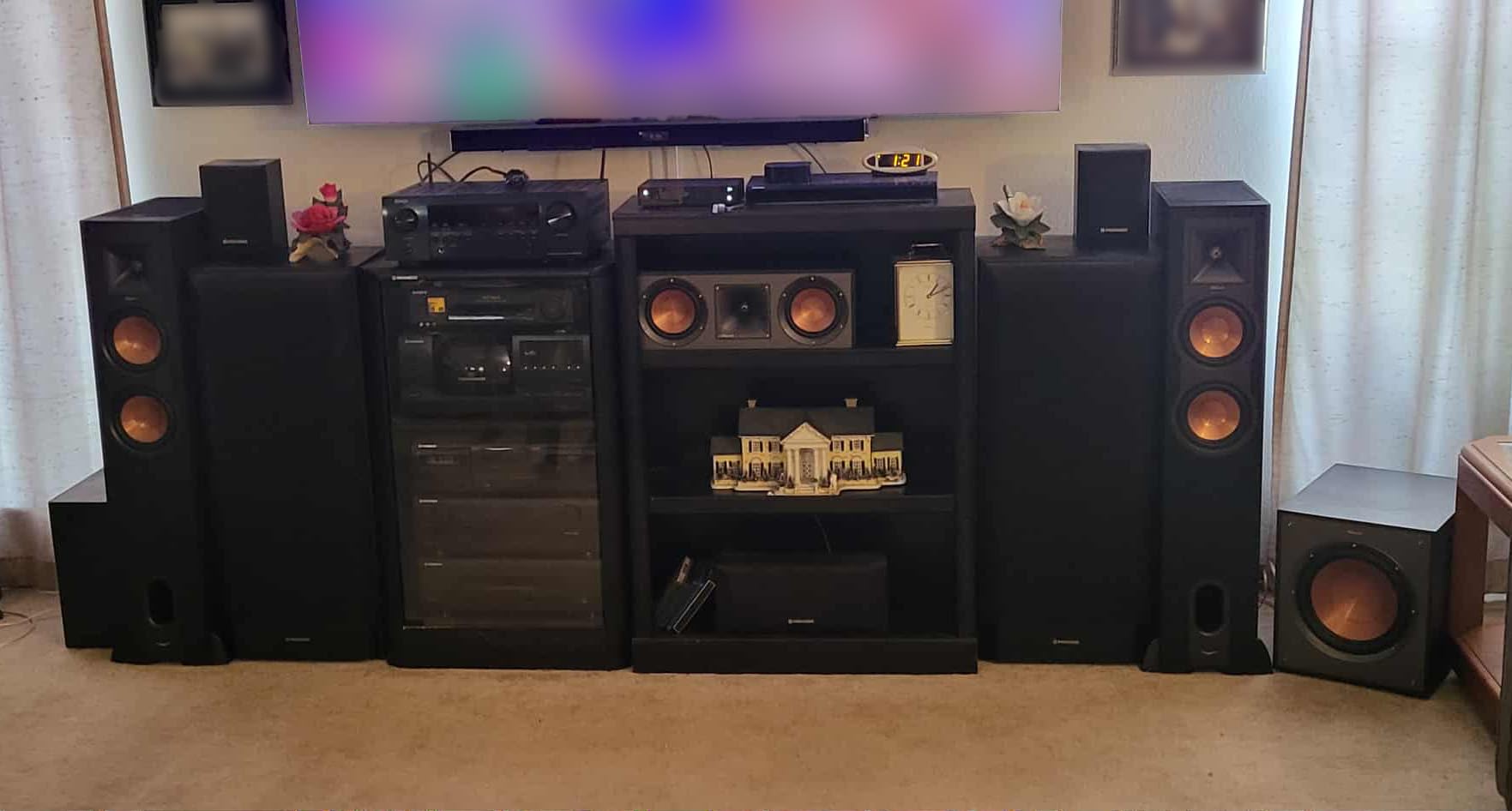 Klipsch Reference R-26FA Floorstanding Speaker, Black, Pair - Dolby Atmos Enabled customer photo 2