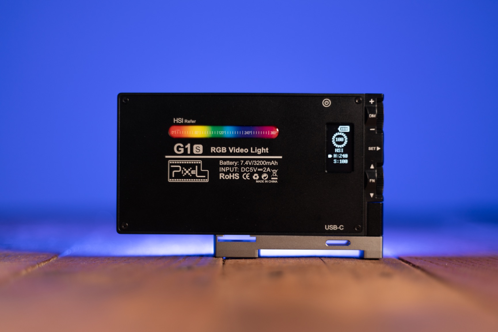Pixel G1s RGB Video Light with APP Control, 12W 210 Minutes Rechargeable Battery LED Camera Light, 10 Common Lighting Effects, CRI>=97 2500-8500K LED Video Light with Aluminum Alloy Body customer photo 1″ class=”wp-image-customer”/></figure>



<p>App control via Bluetooth worked reliably during my tests. I could dial in specific hue values and saturation levels from my phone while the camera was rolling, which saved me from having to step into the frame to adjust settings. The LCD display on the back shows real-time readings for color temperature, brightness, and battery level, so you always know where your settings stand.</p>



<p>The 10 built-in lighting effects cover the usual suspects like lightning, candle, and police car. I found myself using the TV screen effect more than expected for a moody background fill in a short film scene. At 12W of power output, this is not going to light up a large room, but for close-up work and on-camera fill, it punches well above its size.</p>



<figure class=