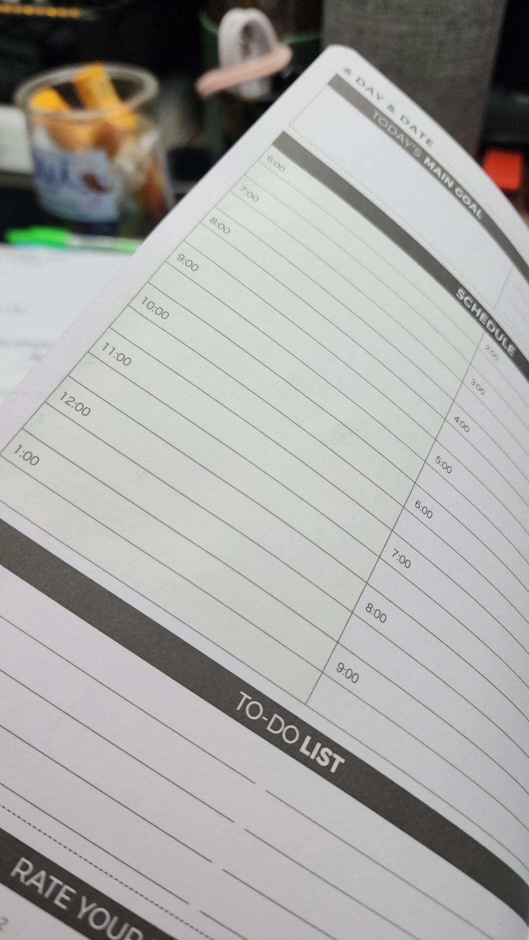 Clever Fox Daily Planner - Undated Planning Notebook with Hourly Schedule & To-Do List - Personal Day Task & Work Organizer, 6 Months (Forest Green) customer photo 2