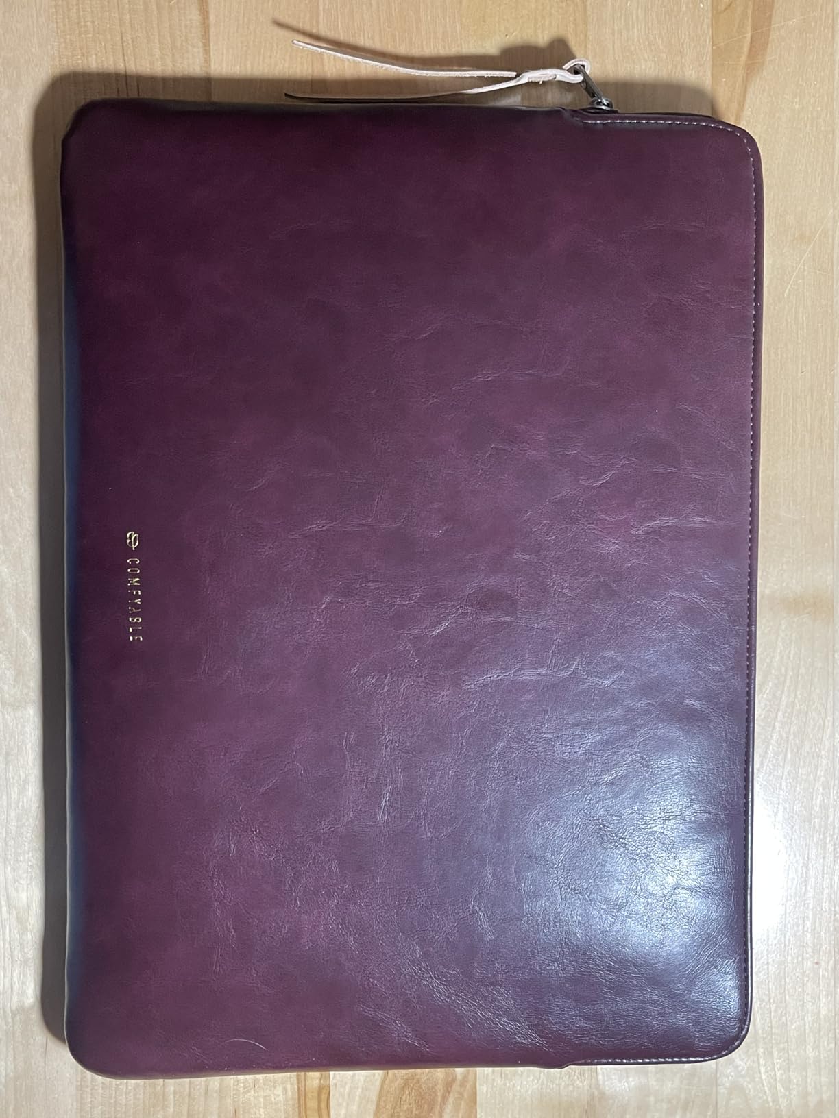 Comfyable Leather Laptop Sleeve Compatible with 16 Inch MacBook Pro M5 Pro/Max & 15 Inch MacBook Air M5 2026 (Loose Fit), Brown customer photo 2