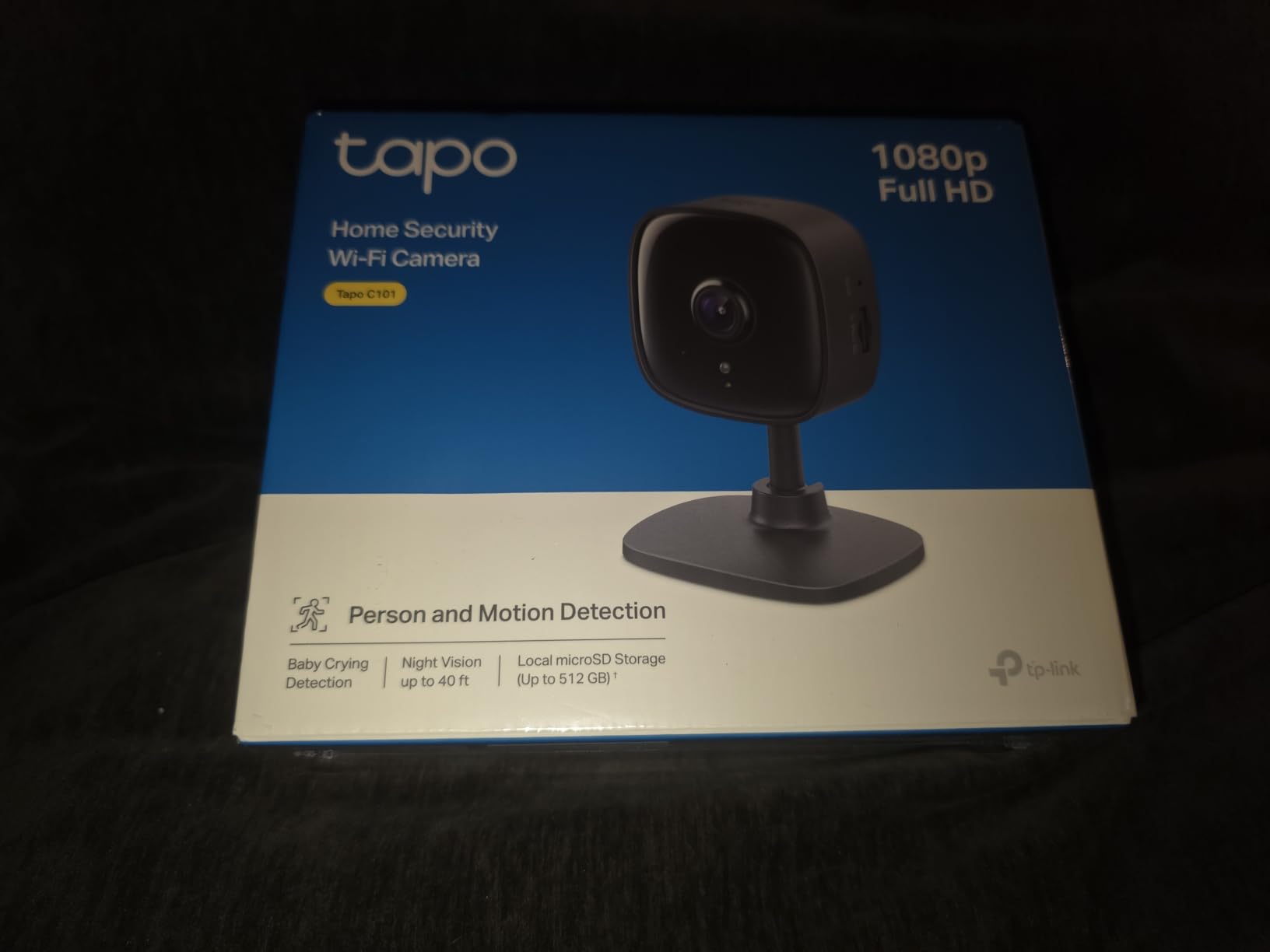 TP-Link Tapo 1080P Indoor Security Camera for Baby Monitor, Dog Camera w/Motion Detection, 2-Way Audio Siren, Night Vision, Cloud & SD Card Storage, Works w/Alexa & Google Home (Tapo C100) customer photo 1