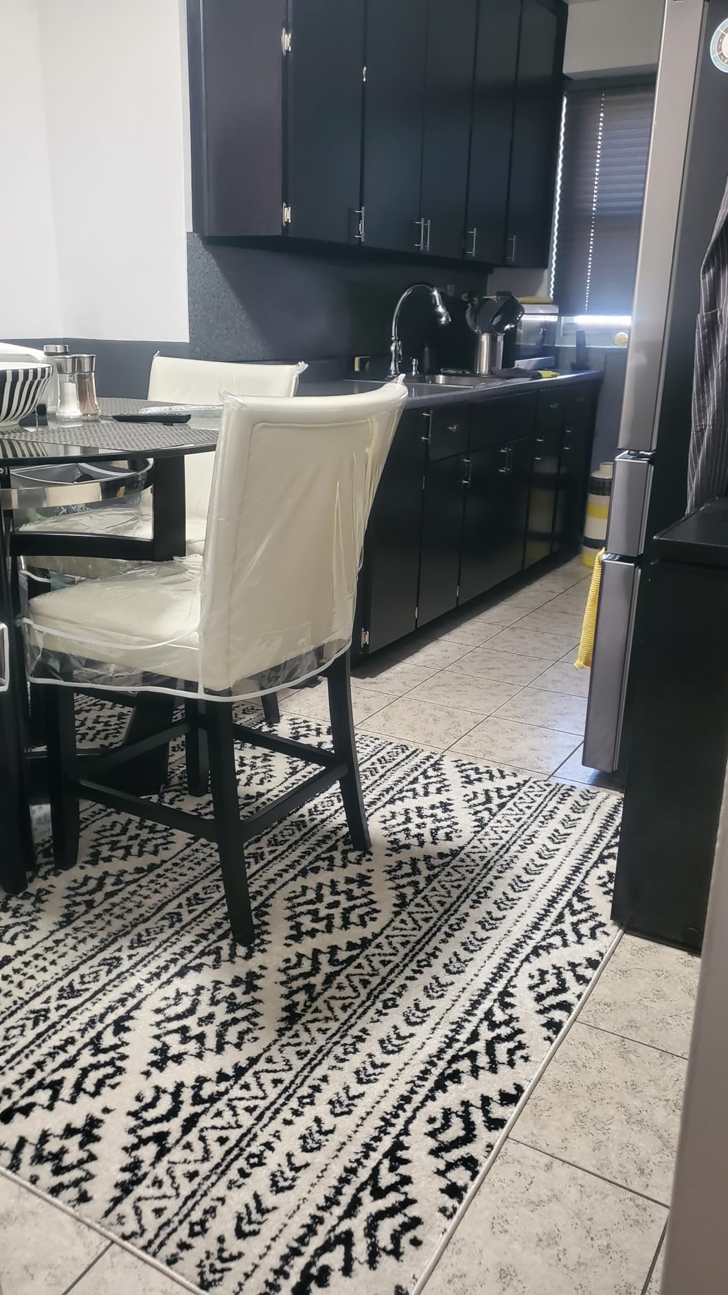 SAFAVIEH Area Rug 3x5 - Tulum Collection - Ivory & Light Grey, Moroccan Boho Tribal Design (TUL272G) customer photo 1