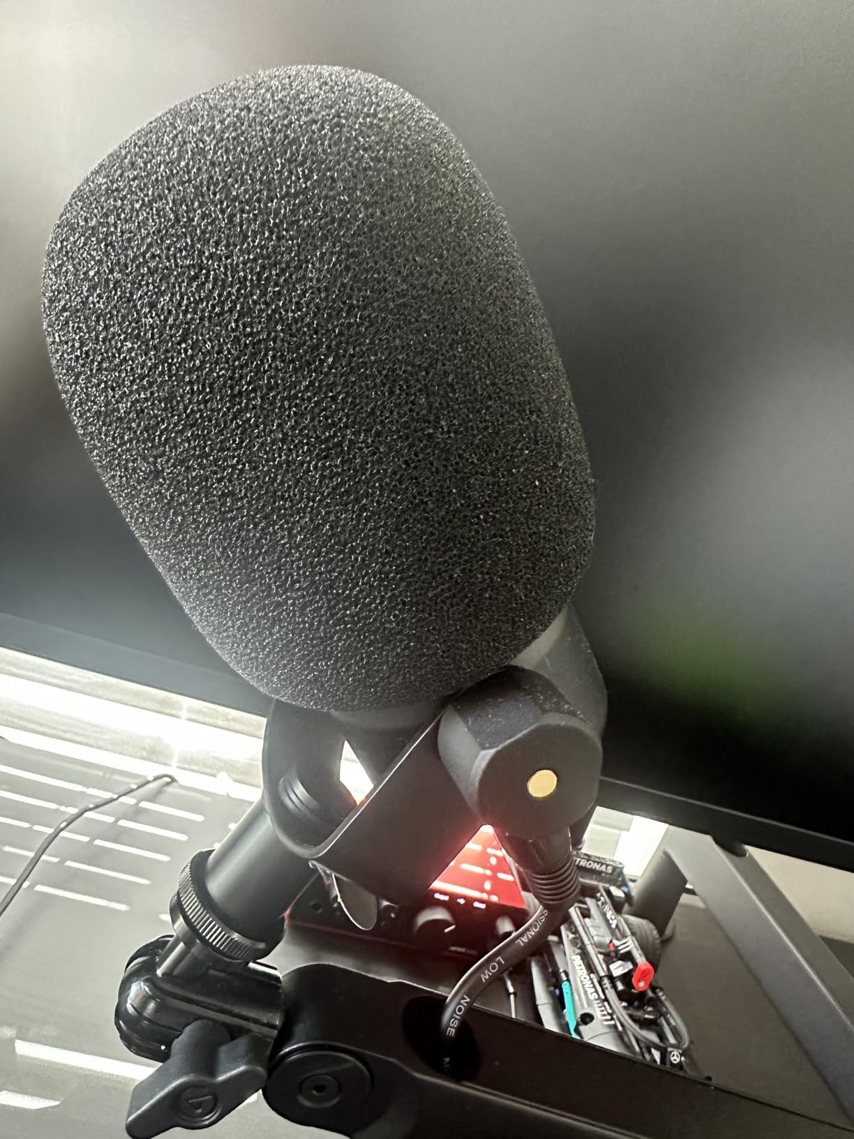 PodMic Pop Filter Foam Cover - Mic Windscreen Wind Cover Customized for Rode PodMic USB Versatile Dynamic Broadcast Microphone to Blocks Out Plosives customer photo 1
