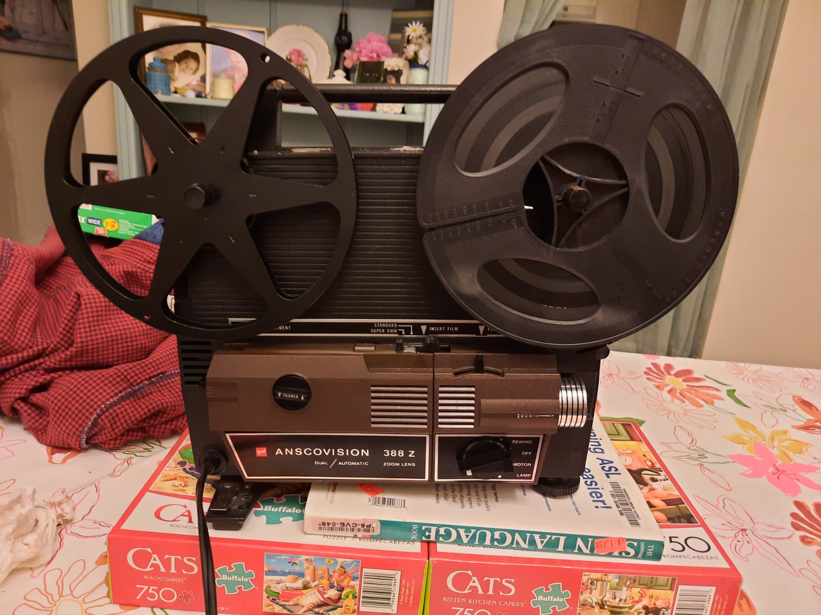 AnscoVision Dual Super 8MM and 8MM Film Projector customer photo 1