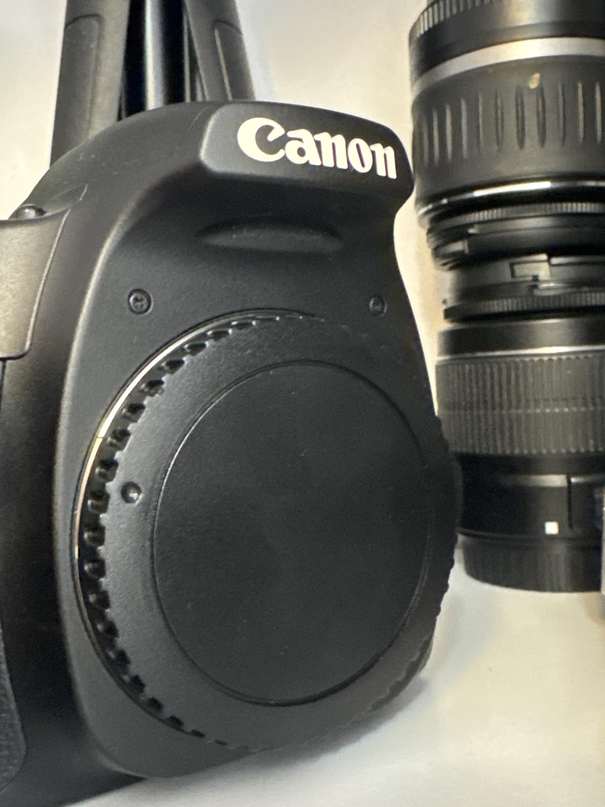Body Cap & Rear Lens Cap Cover for Canon EOS R100 R50 R50V R6 Mark III/II/I EOS R5 II/I EOS R EOS RP EOS R3 EOS R7 R8 EOS R10 More Canon RF Mount Camera with Hot Shoe Cover customer photo 2
