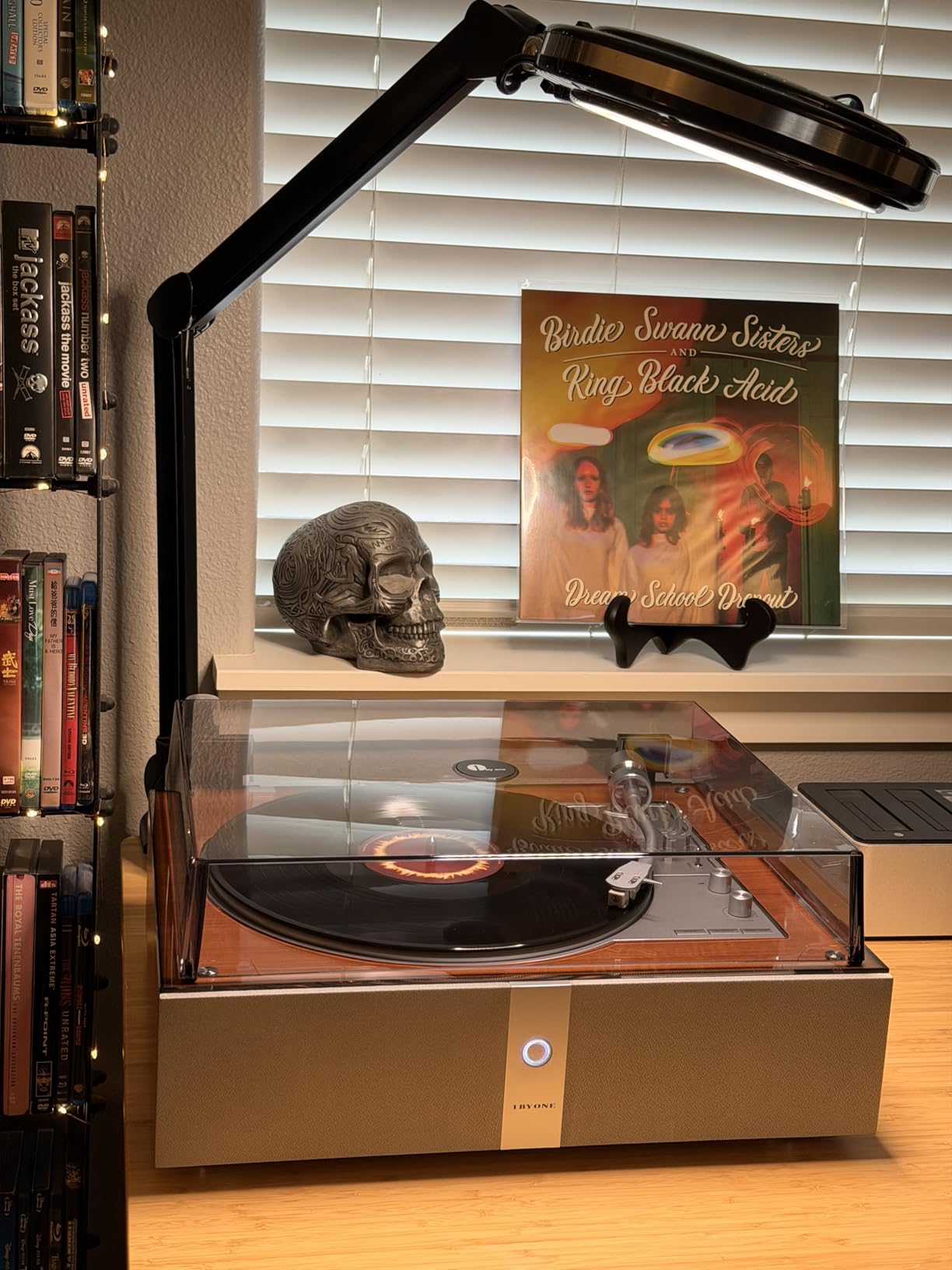 1 BY ONE Fully Automatic Record Player, All-in-One Vinyl Turntable with Automatic Repeat Function, Remote Control, Built in Speakers & DSP, Phono Preamp, AT-3600L Cartridge, Belt Drive 2-Speeds customer photo 1
