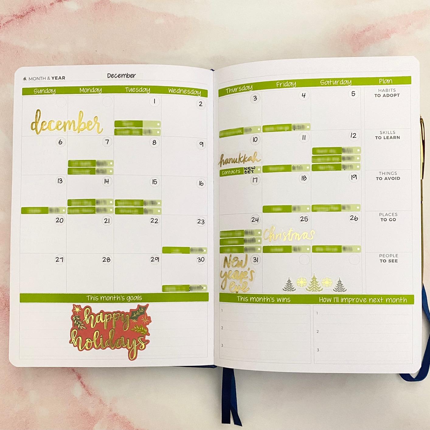 Clever Fox Planner Daily Premium - Undated Daily Planner with Hourly Schedule, Personal Organizer, Productivity Journal, 6 Months (Black) customer photo 1