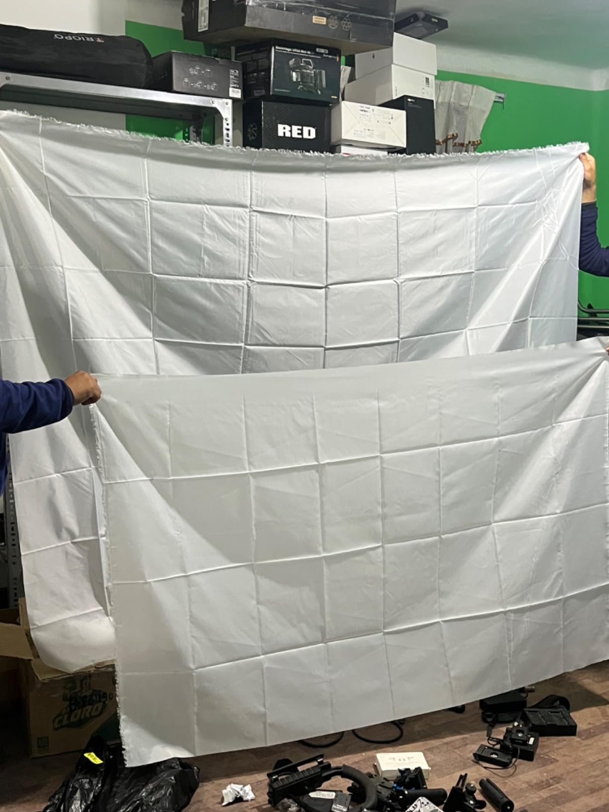 Photography Diffuser Fabric 78.7 x 59 Inches Nylon Light Modifier Cloth customer photo 2