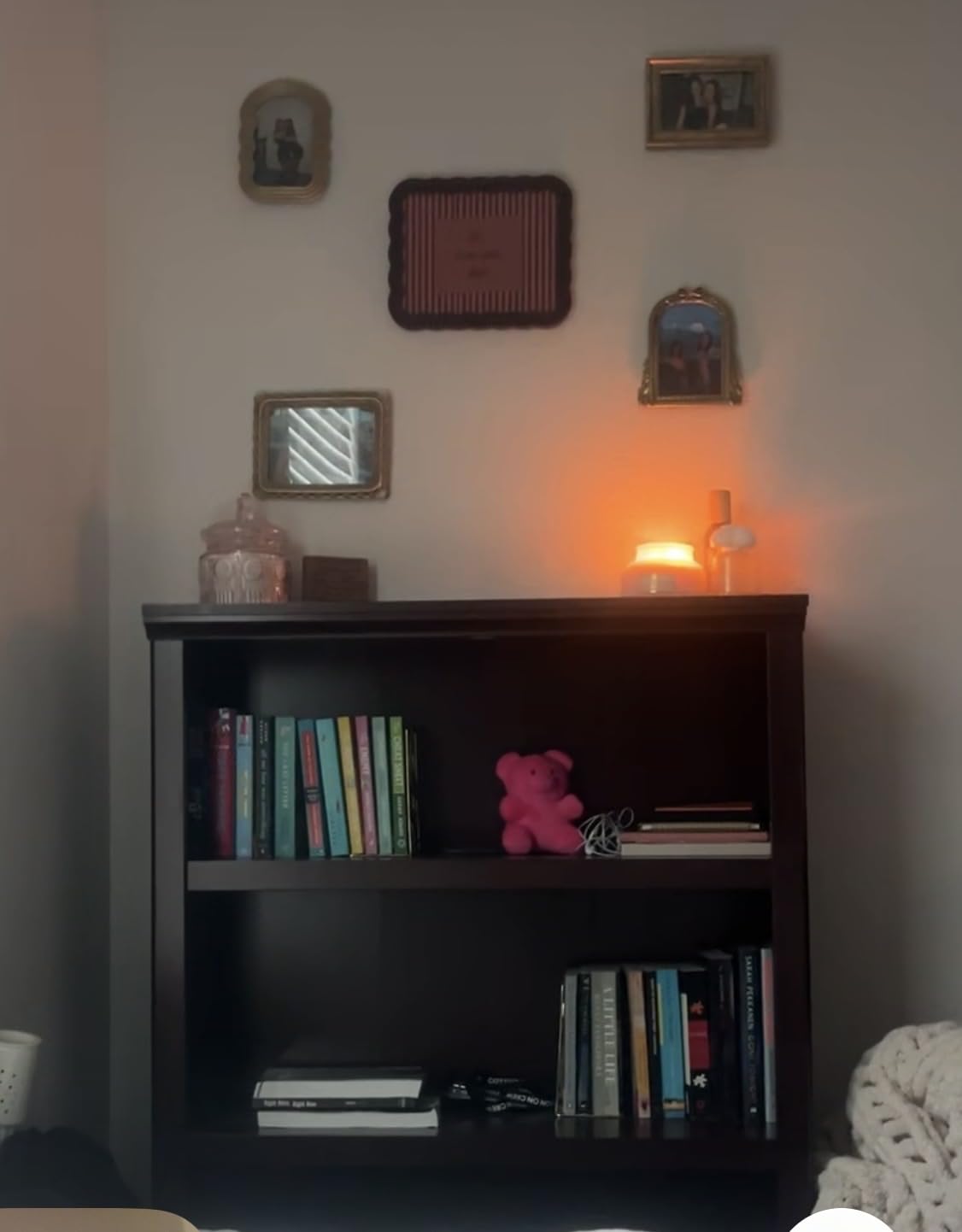 Sauder 3 Tier Book Shelf Wooden Bookcase Multipurpose Bookshelf for Home Office, Living Room, in Grand Walnut customer photo 2
