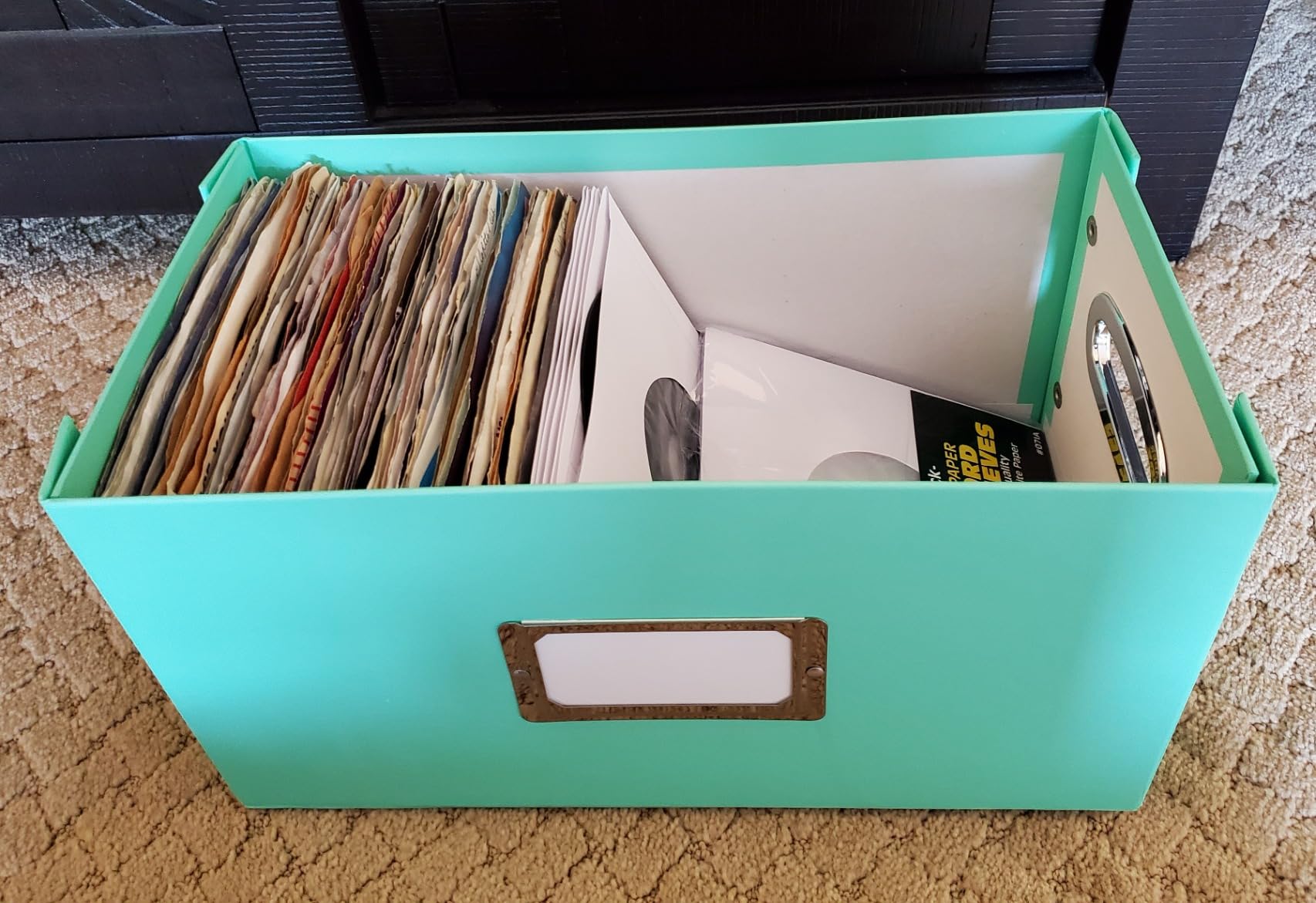 Snap-N-Store 45 RPM, Vinyl Box Black SNS02079 customer photo 1