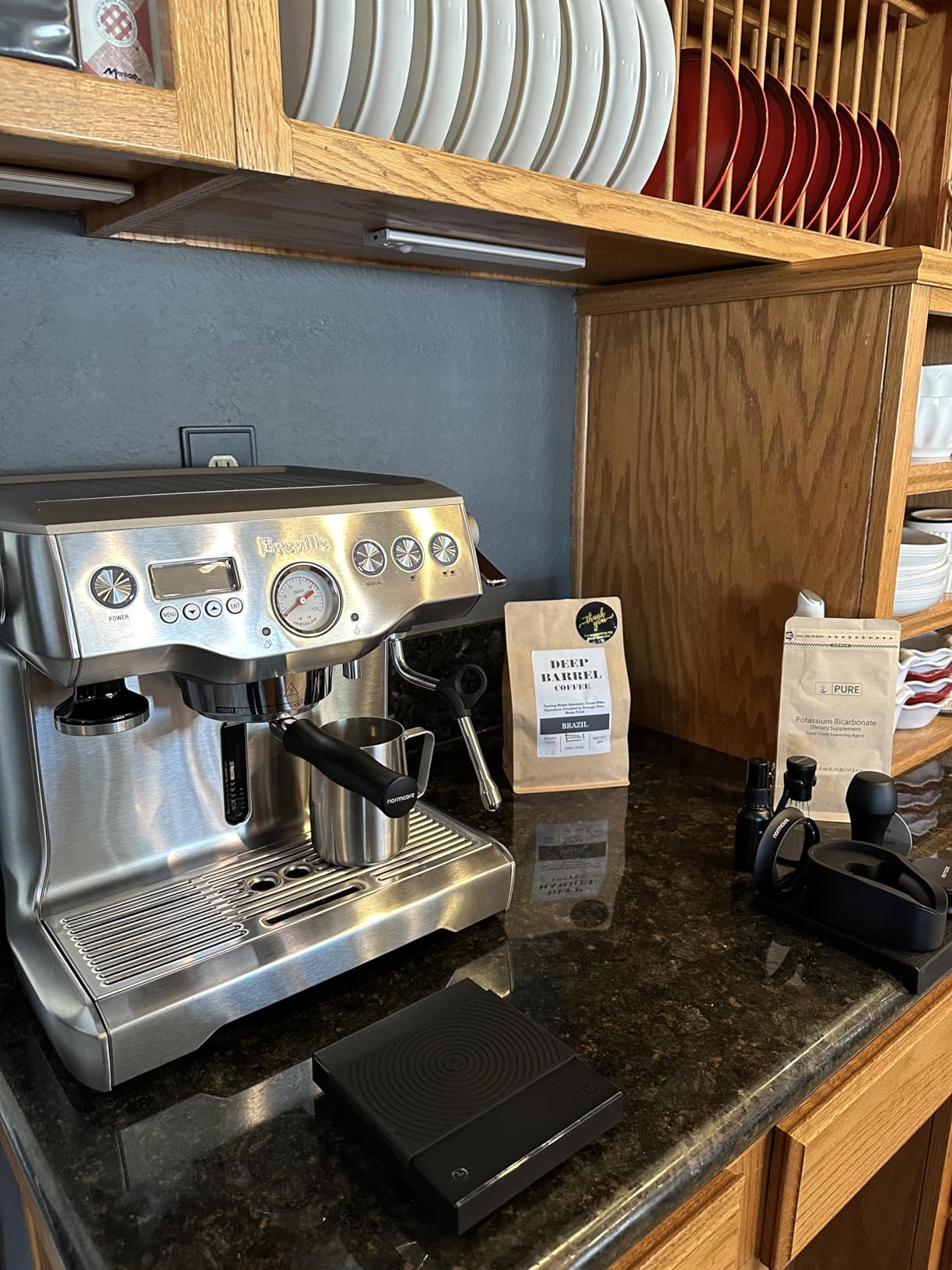 Breville Dynamic Duo Dual Boiler Espresso Machine and Smart Grinder Pro Package, Stainless Steel customer photo 2