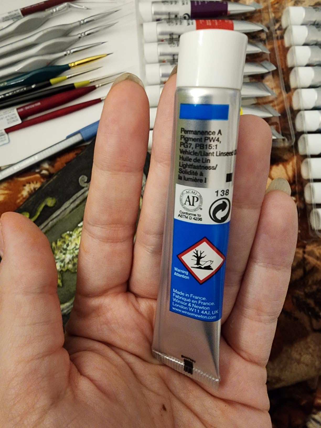 Winsor & Newton Winton Oil Color Paint Set, 20 x 12ml (0.4-oz) Tubes customer photo 1