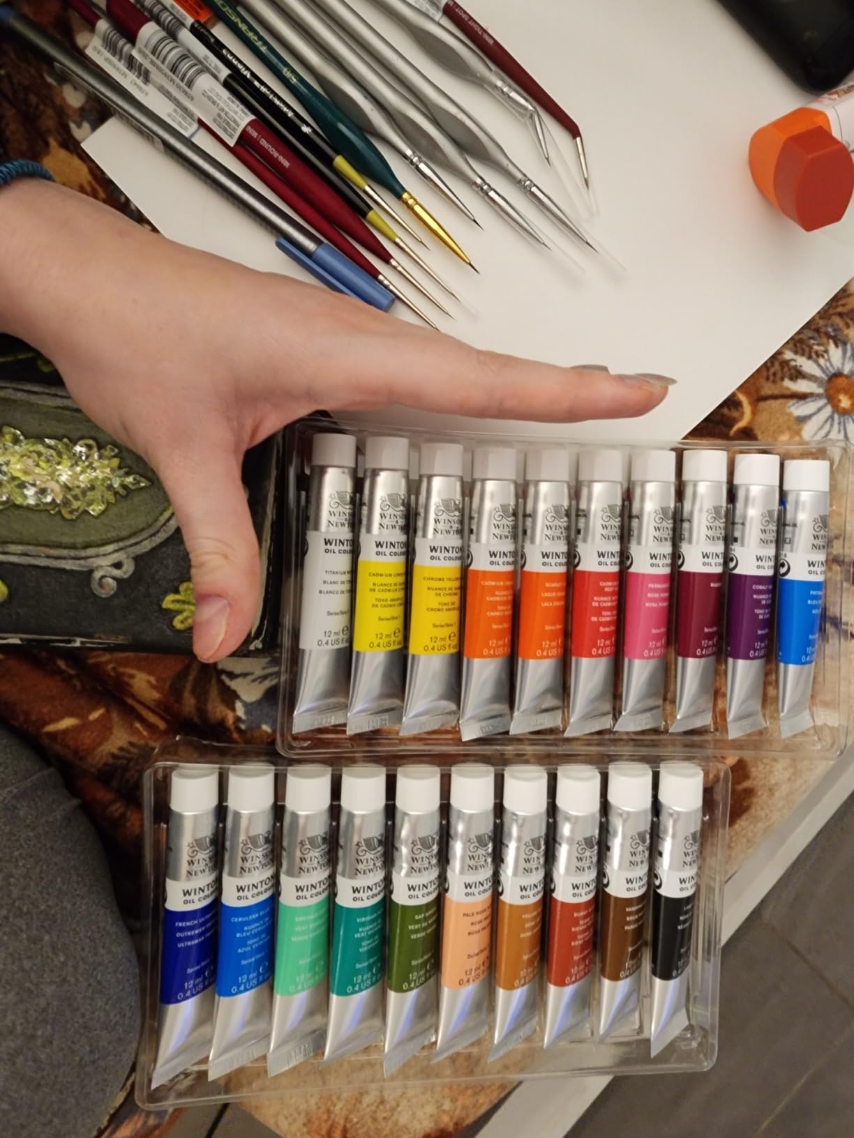 Winsor & Newton Winton Oil Color Paint Set, 20 x 12ml (0.4-oz) Tubes customer photo 2