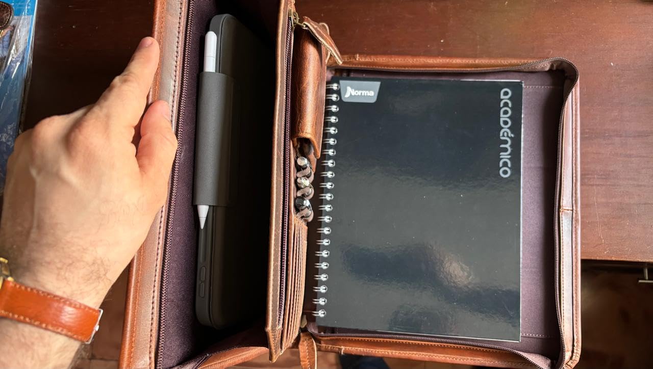 Jajmo Legacy Top Grain Leather Portfolio - Professional Business Padfolio & Document Organizer with Writing Pad for Men & Women customer photo 1