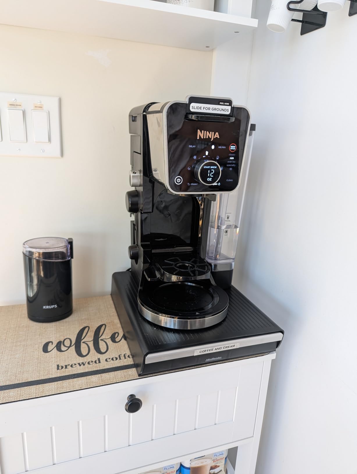 Ninja Specialty Drip Coffee Maker | DualBrew Pro Specialty Coffee Machine w/ Frother, Paper Filter | Brew with Pods & Grounds, K Cups Compatible | 4 Brew Styles, 13 Cup to Pot Sizes | Black, CFP301 customer photo 1