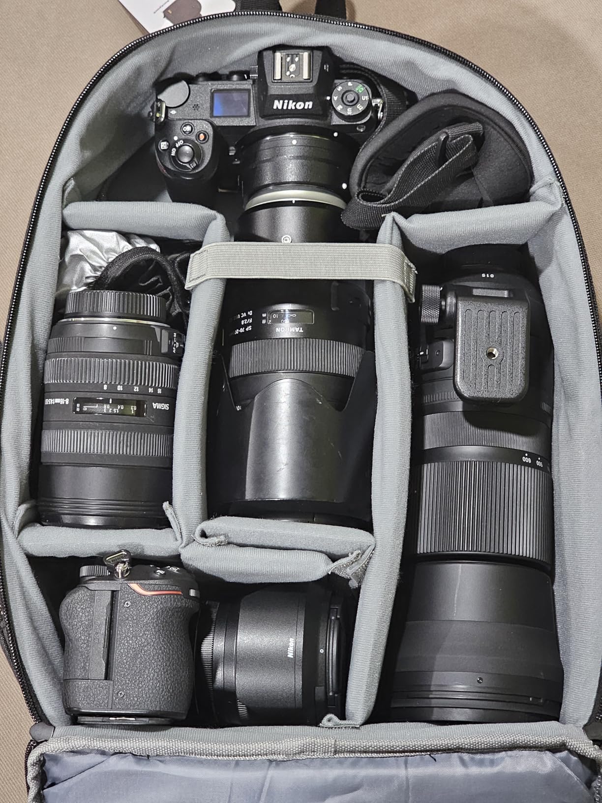 TARION Camera Backpack Bag Small - Professional DSLR Photography Case with 13 inch Laptop Compartment & Waterproof Rain Cover customer photo 1