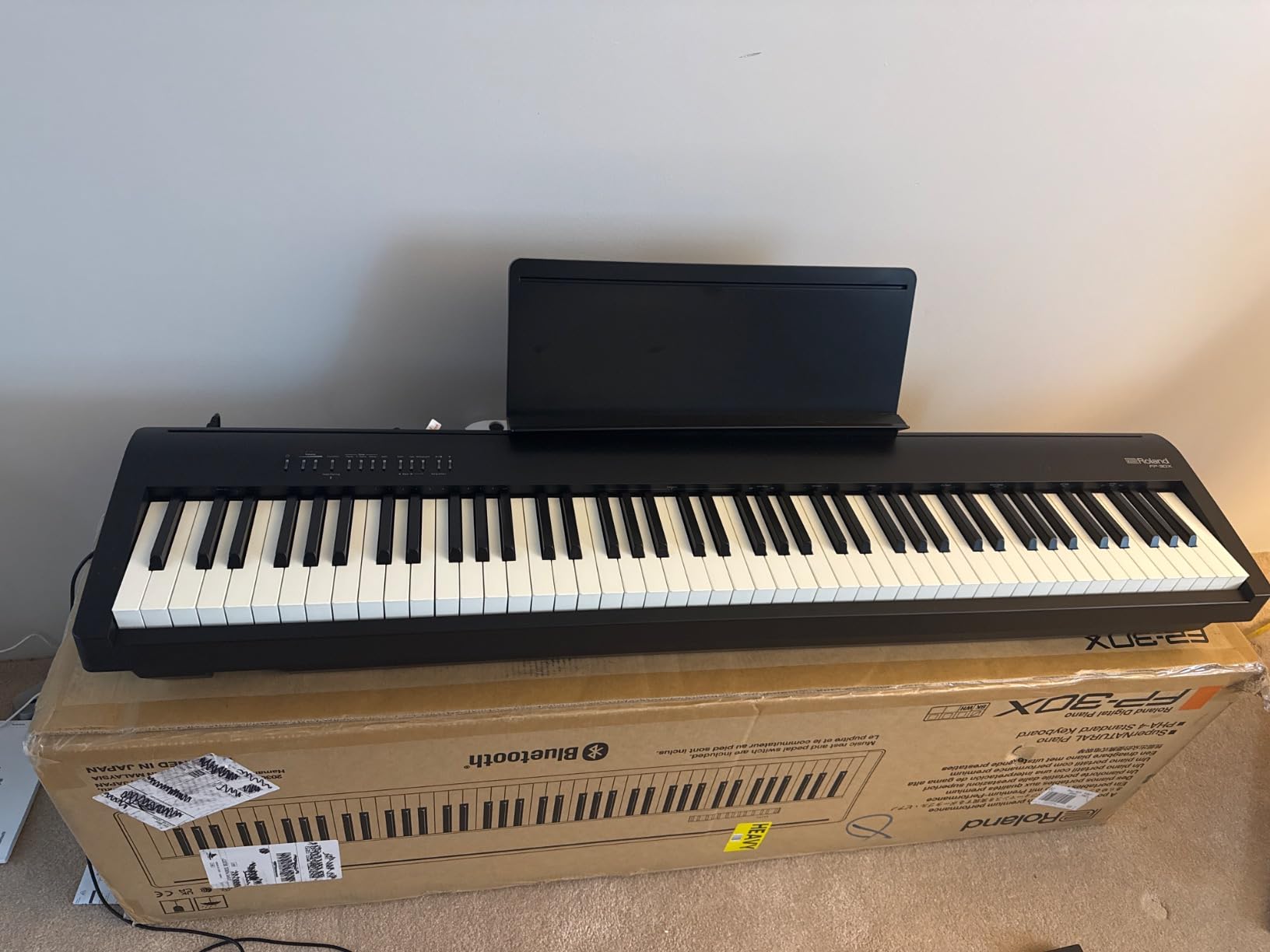 Roland FP-30X Slim & Stylish 88-Note Digital Piano customer photo 2