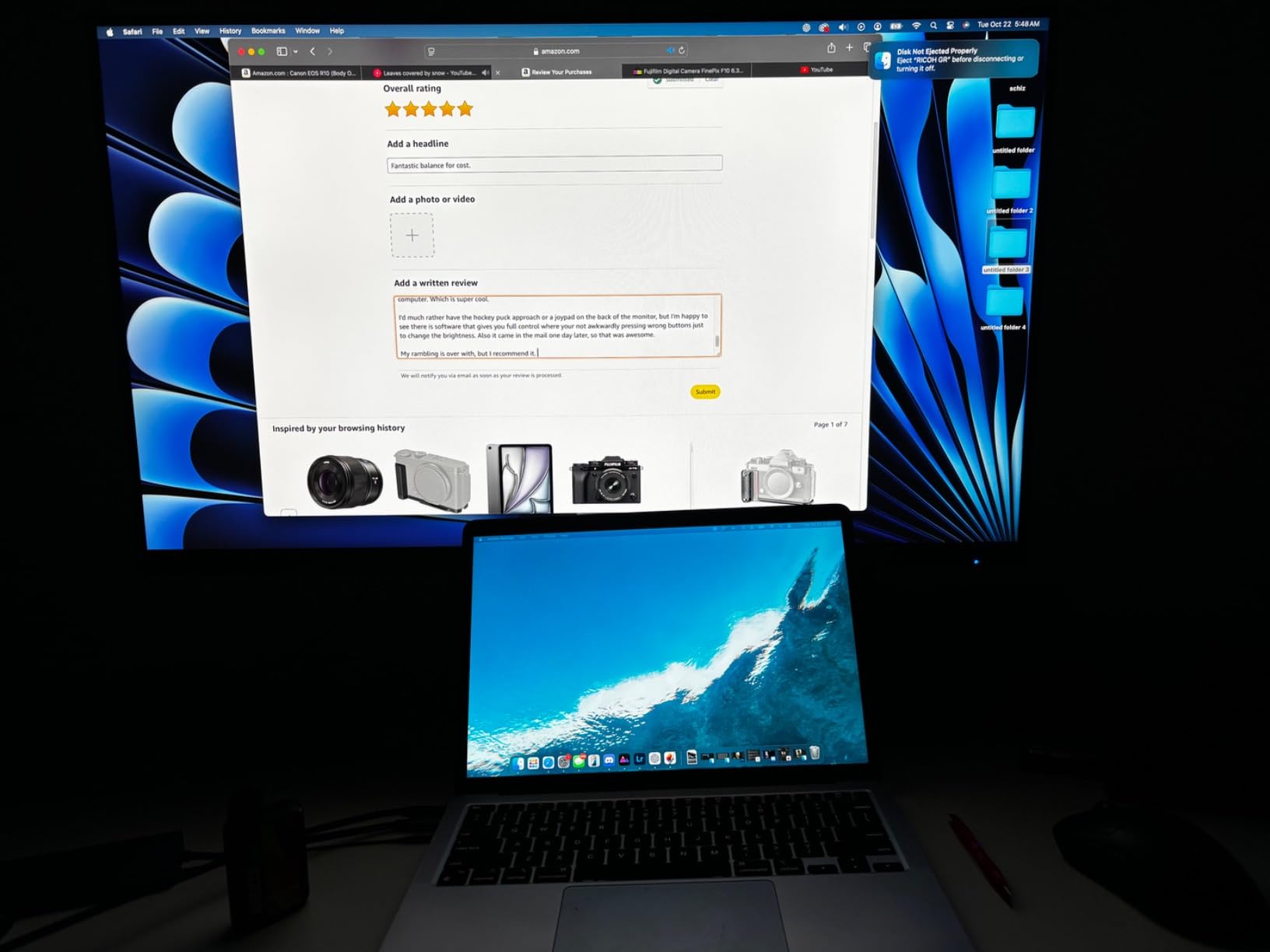 ViewSonic VP2756-4K 27 Inch 4K ColorPro Monitor, IPS, 100% sRGB Pantone Validated, 60W USB-C, Ergonomic customer photo 1
