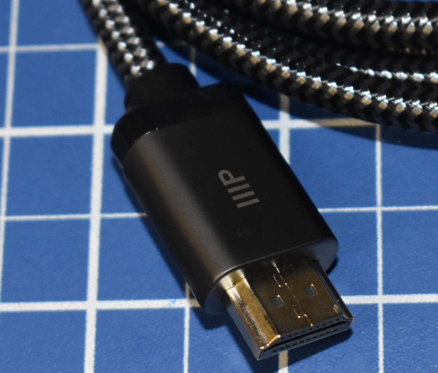 Monoprice 8K Certified Ultra High Speed HDMI Cable - Braided - HDMI 2.1, 8K@60Hz, 4K@120Hz, 48Gbps, HDR, VRR, CL2 In-Wall Rated, 10ft, Black customer photo 2