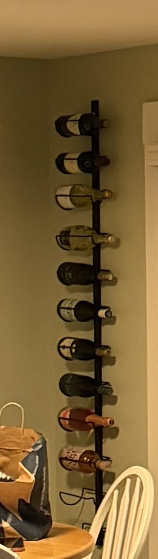 X-cosrack DIY 12 Bottles Wall Mounted Wine Rack, Detachable Wine Storage Organizer, Used Alone or A Set of 4 customer photo 1