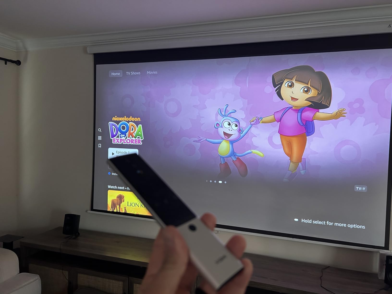 XGIMI Horizon Pro 4K Projector, 1500 ISO Lumens, Android TV 10.0 Movie Projector with Integrated Harman Kardon Speakers customer photo 2