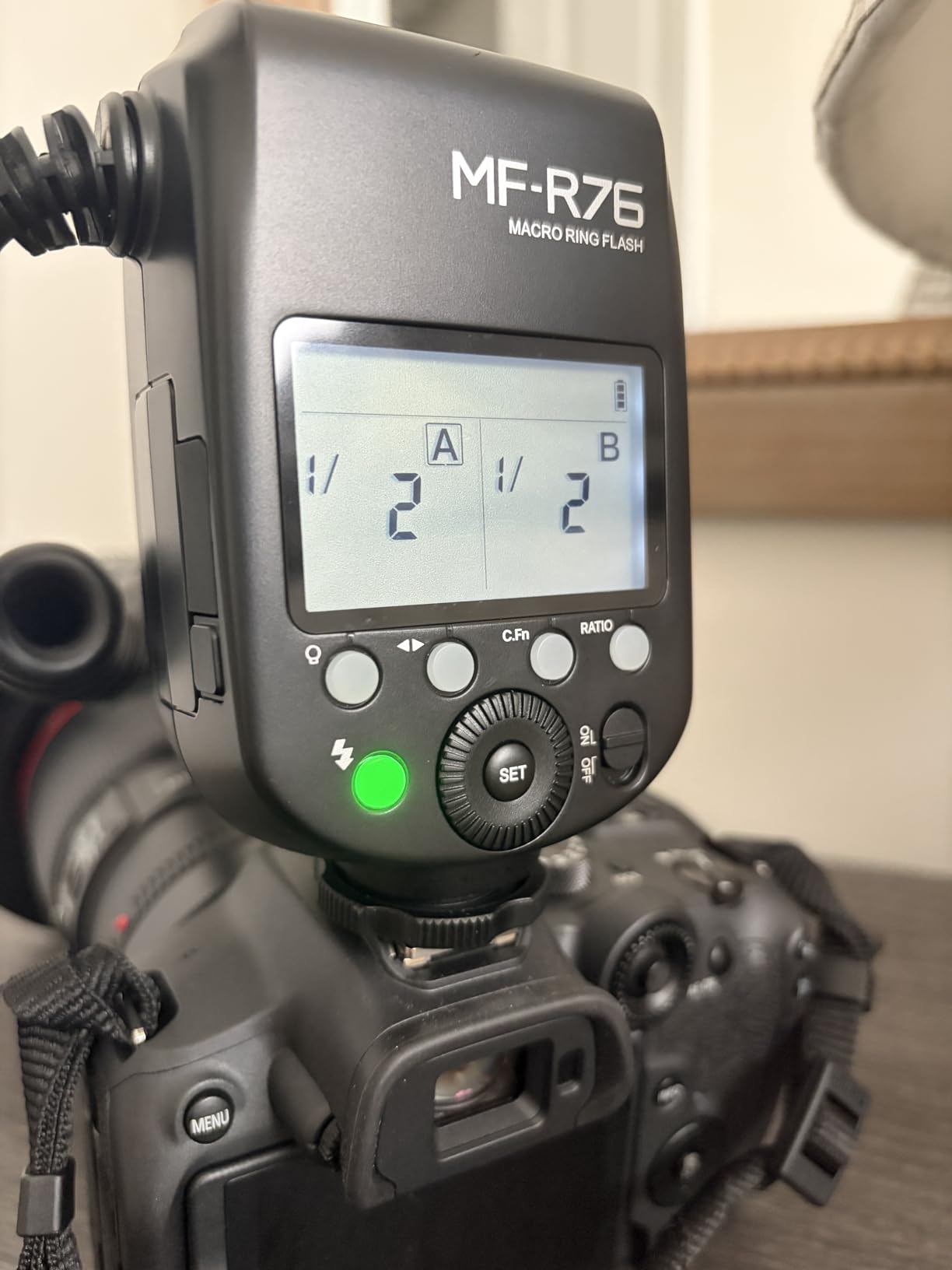 Godox MF-R76 Macro Ring Flash for Sony, for Canon, for Nikon, for Fuji Camera customer photo 2