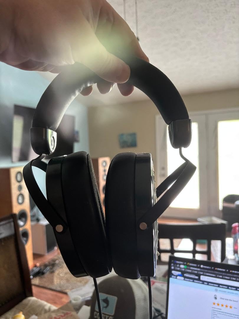 HIFIMAN Edition XS Full-Size Over-Ear Open-Back Planar Magnetic Hi-Fi Headphones with Stealth Magnets Design, Adjustable Headband, Detachable Cable for Audiophiles, Home, Studio-Black customer photo 2