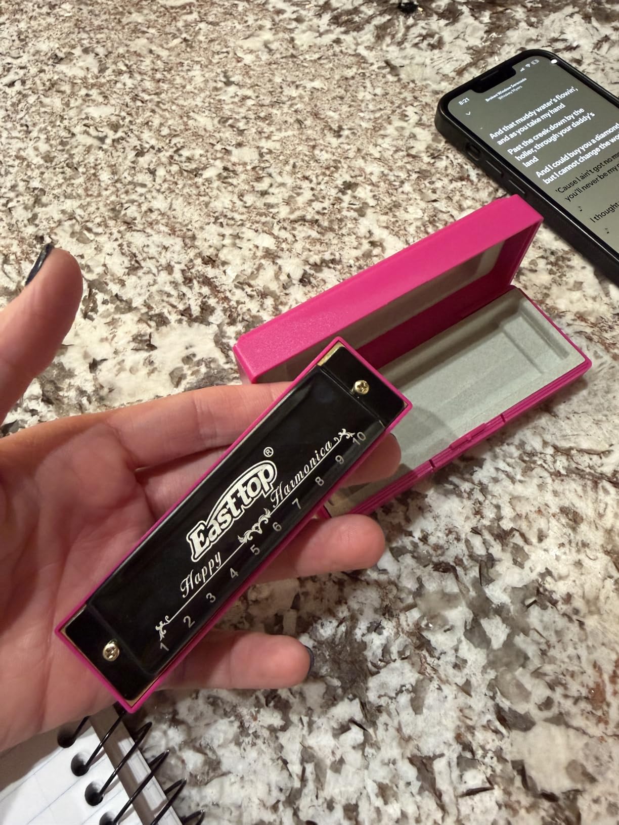 East top Blues Harmonica, Diatonic 10 Holes C Key Happy Harmonica customer photo 2