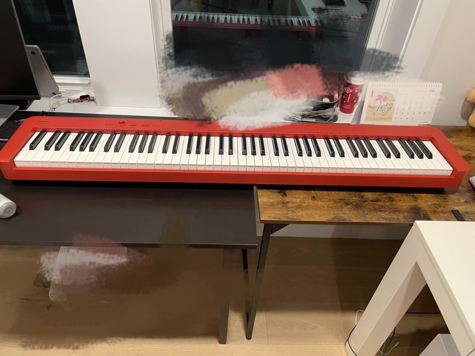 Casio CDP-S160 - 88-Key Weighted Digital Piano with Scaled Hammer Action Keyboard, Duet Mode, Realistic Feel, Slim & Portable, Built-In Tones, Effects, USB-MIDI, Speakers, Black customer photo 1