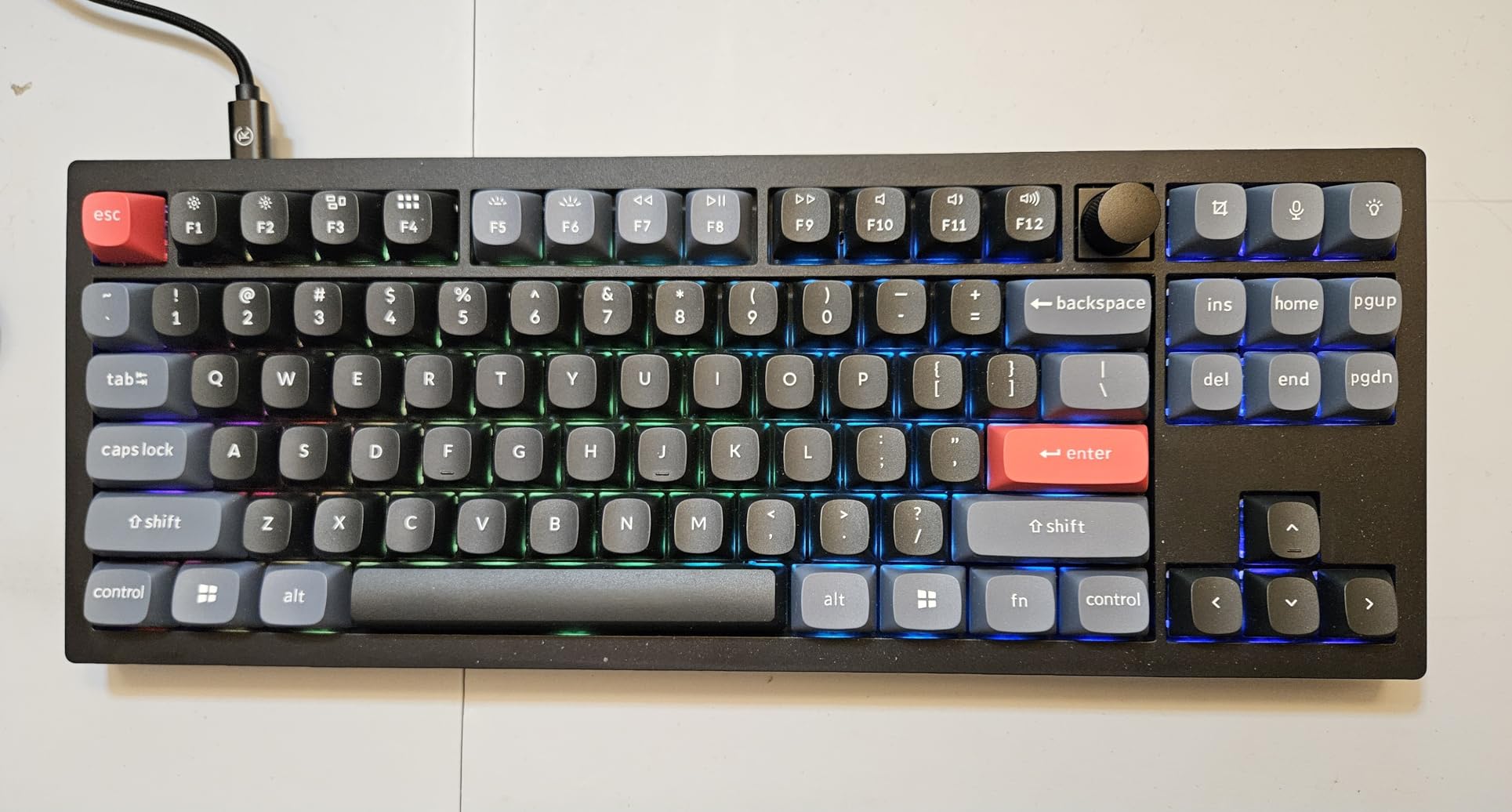 Keychron V3 Wired Custom Mechanical Keyboard Knob (Brown Switch) customer photo 2