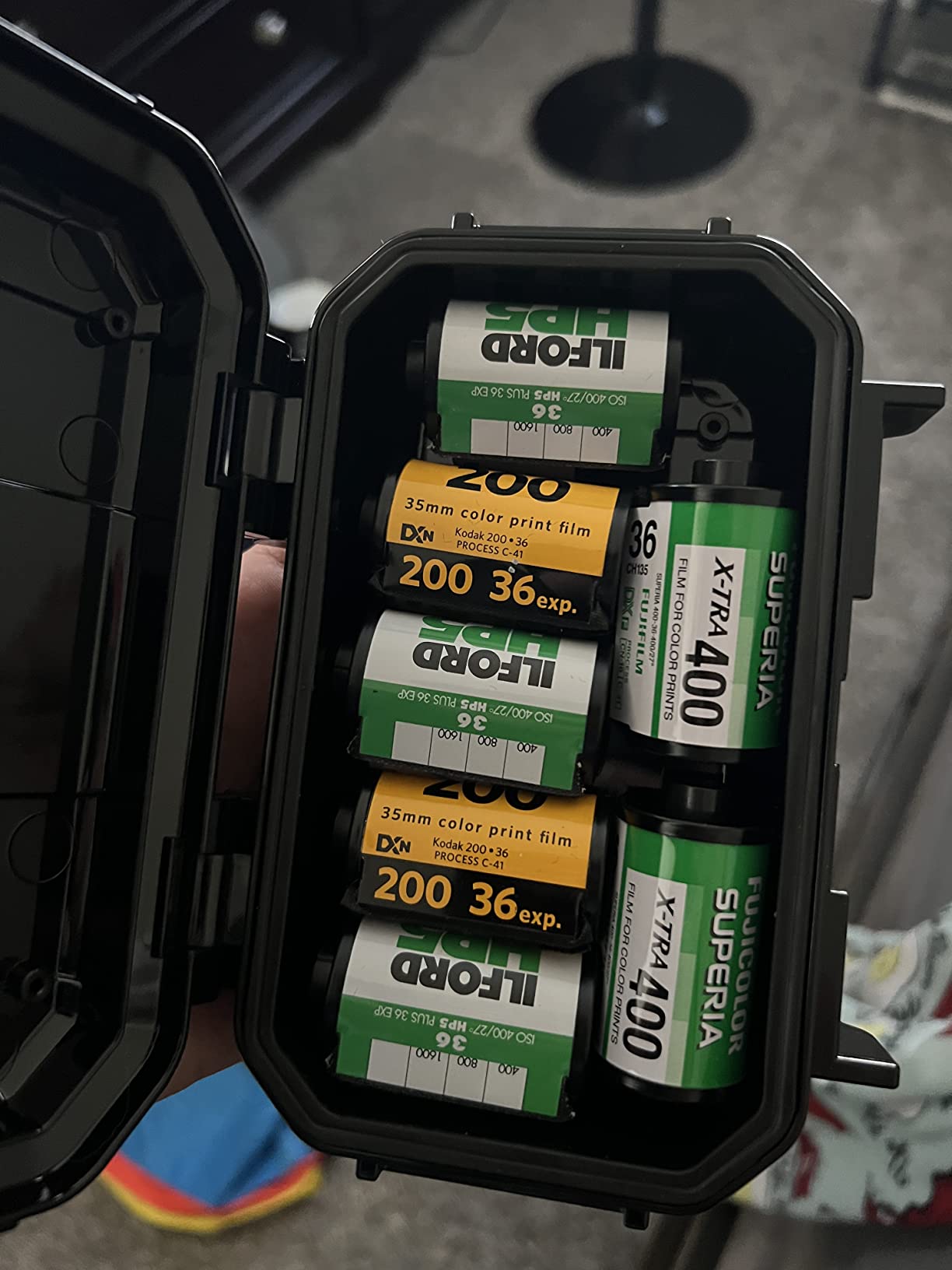 Evergreen 35mm Film Storage Case | Holds 18 Rolls | Waterproof, Crushproof & Freezer-Safe (Black) customer photo 1