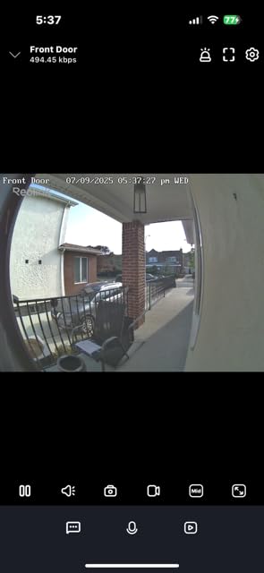 REOLINK Video Doorbell PoE Camera - 2K IP Security Camera Outdoor with Chime V2, 4:3 Aspect Ratio, 180 Degree Diagonal, 2-Way Talk, Plug & Play customer photo 2