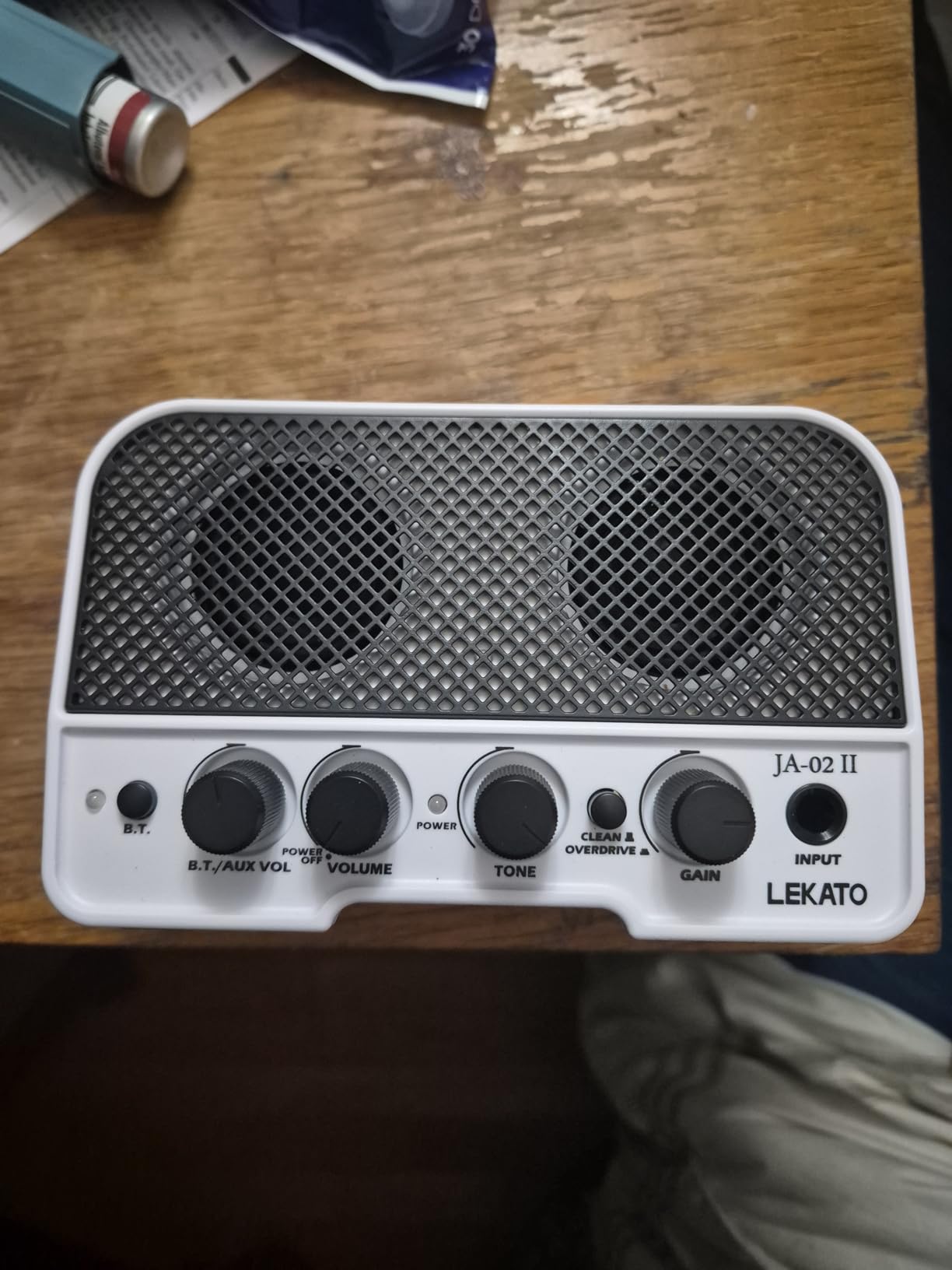 LEKATO Mini Guitar Amp Rechargeable Electric Guitar Amplifier 5W customer photo 1
