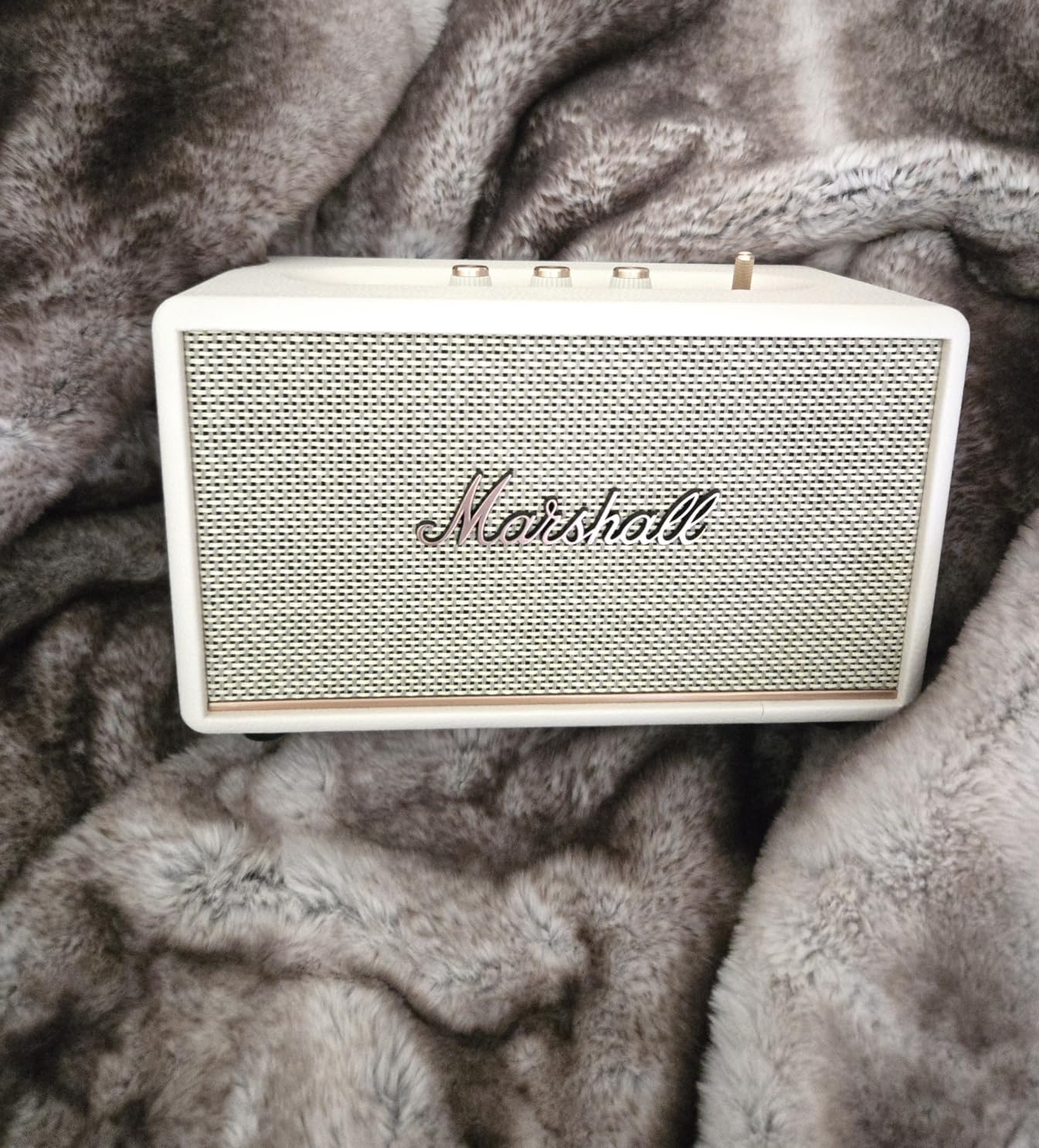 Marshall Acton III Bluetooth Home Speaker - Cream customer photo 2