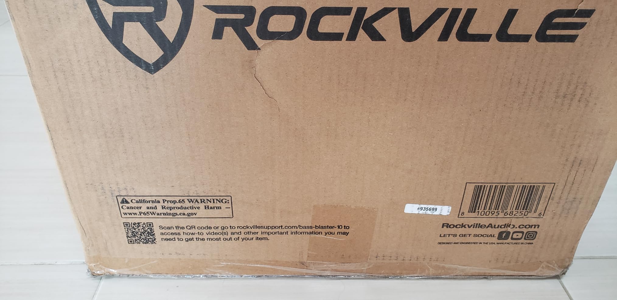 Rockville BASS Blaster 12 800W Powered Home Audio Subwoofer, 12