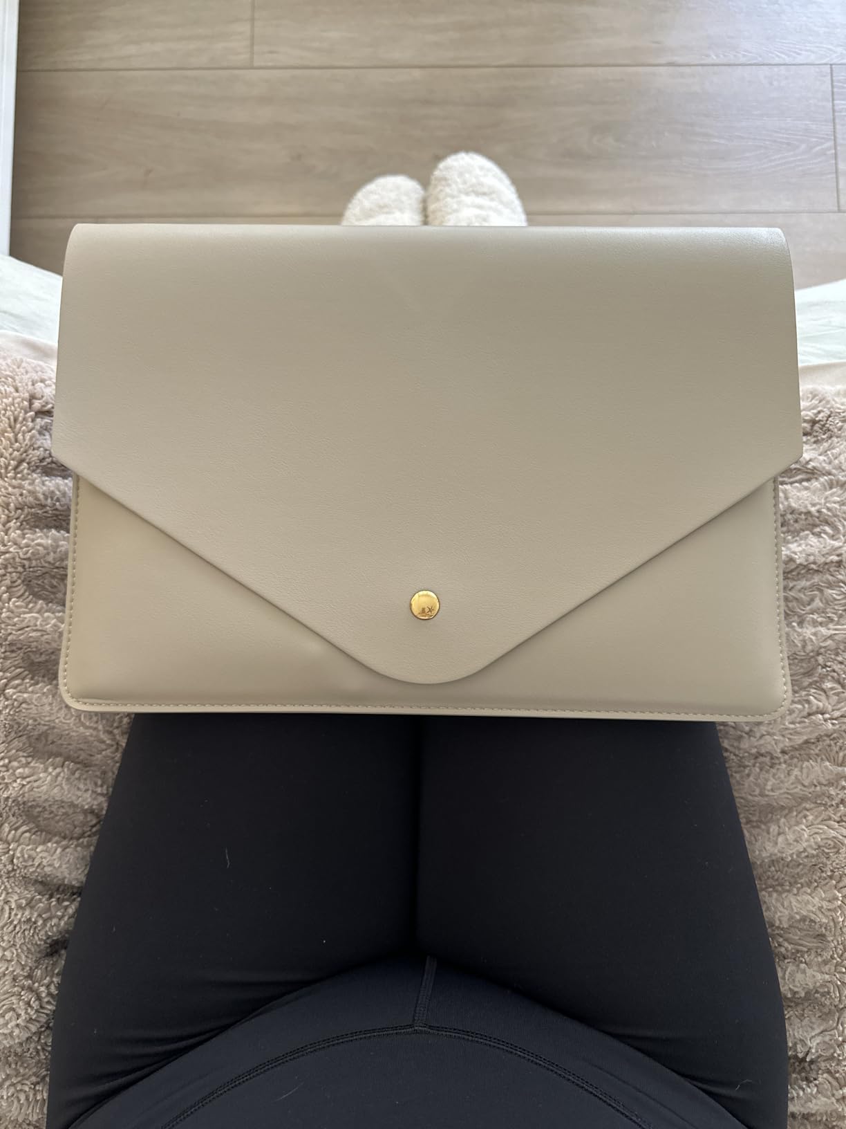 PU Leather Laptop Sleeve 13 Inch Compatible for 13 MacBook Air M3 M2,13 MacBook Pro M2, Surface Pro, Dell XPS 13 with Small Pouch, Mouse Pad and Cord Organizer Color Dark Brown customer photo 1