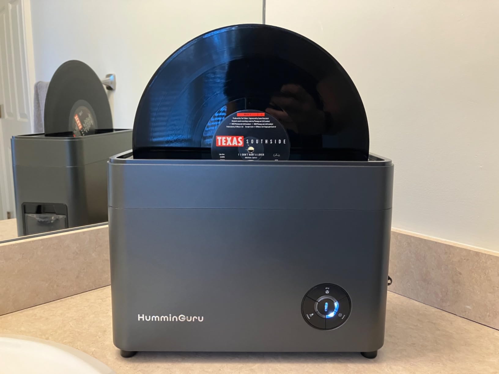 HumminGuru Ultrasonic Vinyl Record Cleaner - 40kHz Ultrasonic Vinyl Record Cleaning Machine with Auto Drying, Vinyl Record Cleaner Kit with Filters, 1Y Warranty (HG01 7/10/12 Inch) customer photo 2