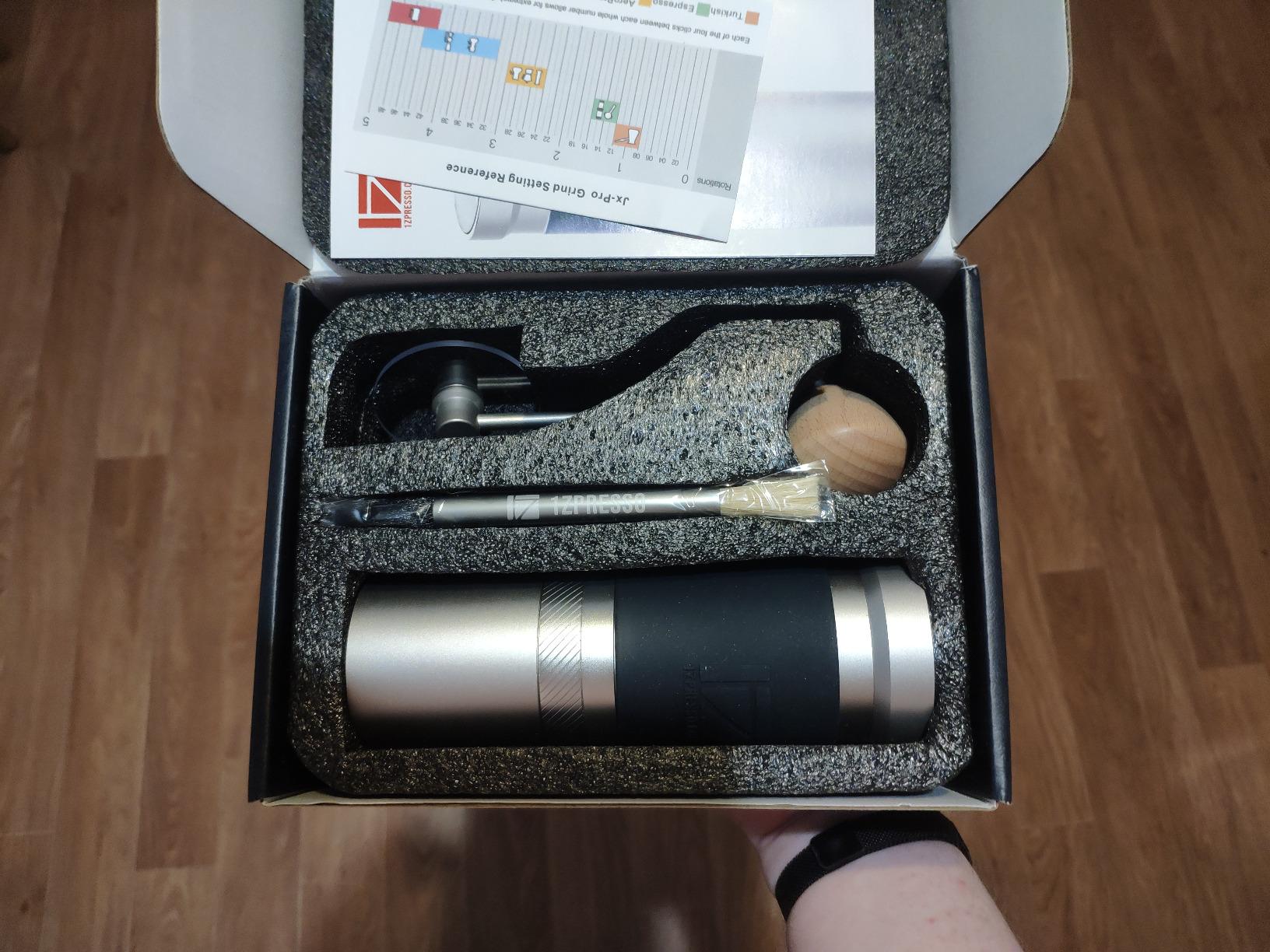 1Zpresso JX-Pro S Manual Coffee Grinder for Espresso & Pour Over customer photo 2
