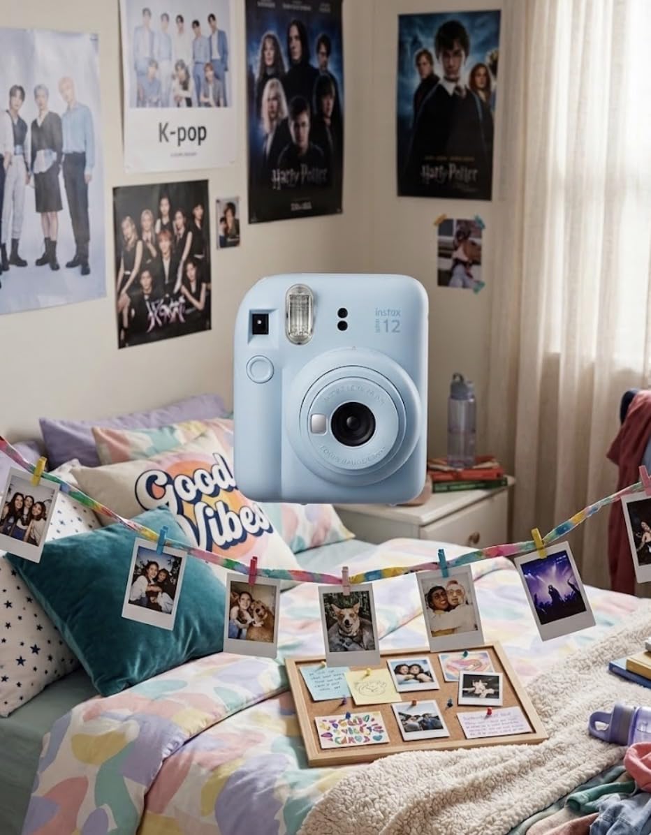 Fujifilm Instax Mini 12 Instant Film Camera, Clay White customer photo 1