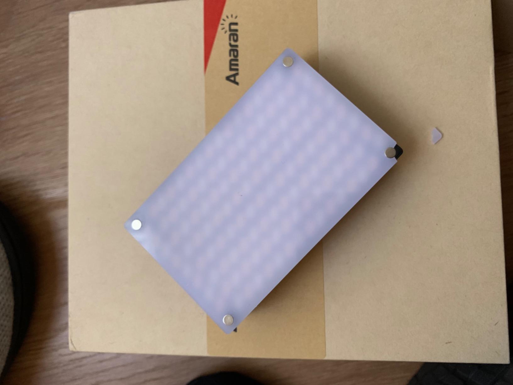 Aputure MC Pro RGBWW On Camera Video Light, 5W High Brightness 1585 Lux at 0.5m, 2000-10000K Adjustable, Magnetic Attraction and IP65 Weatherproof for Photography, Videographer customer photo 2